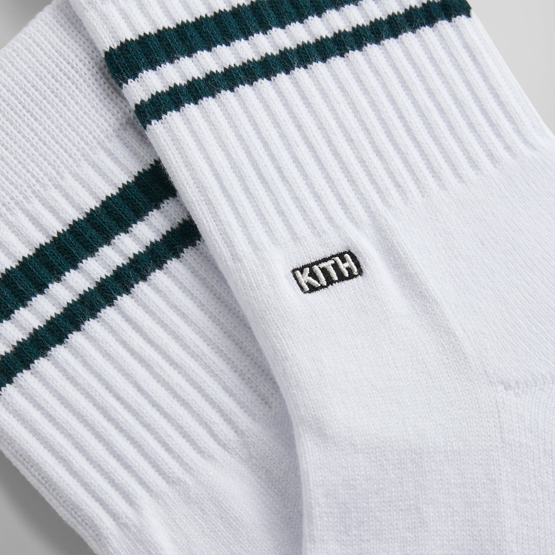 Kith Summer Stripe Mid-Length Sock - White