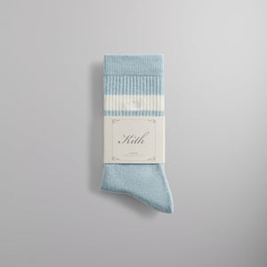 Kith Stripe Crew Socks With Script Embroidery - Breath PH