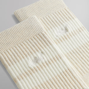 Kith Stripe Crew Socks With Script Embroidery - Lace PH