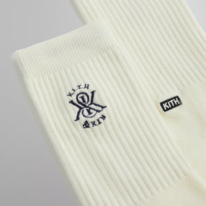Kith Crew Cotton Socks With Kith Crest - Silk