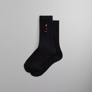 UrlfreezeShopsmas Penguins Socks - Black