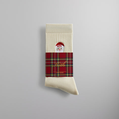 UrlfreezeShopsmas Santa Socks - Silk