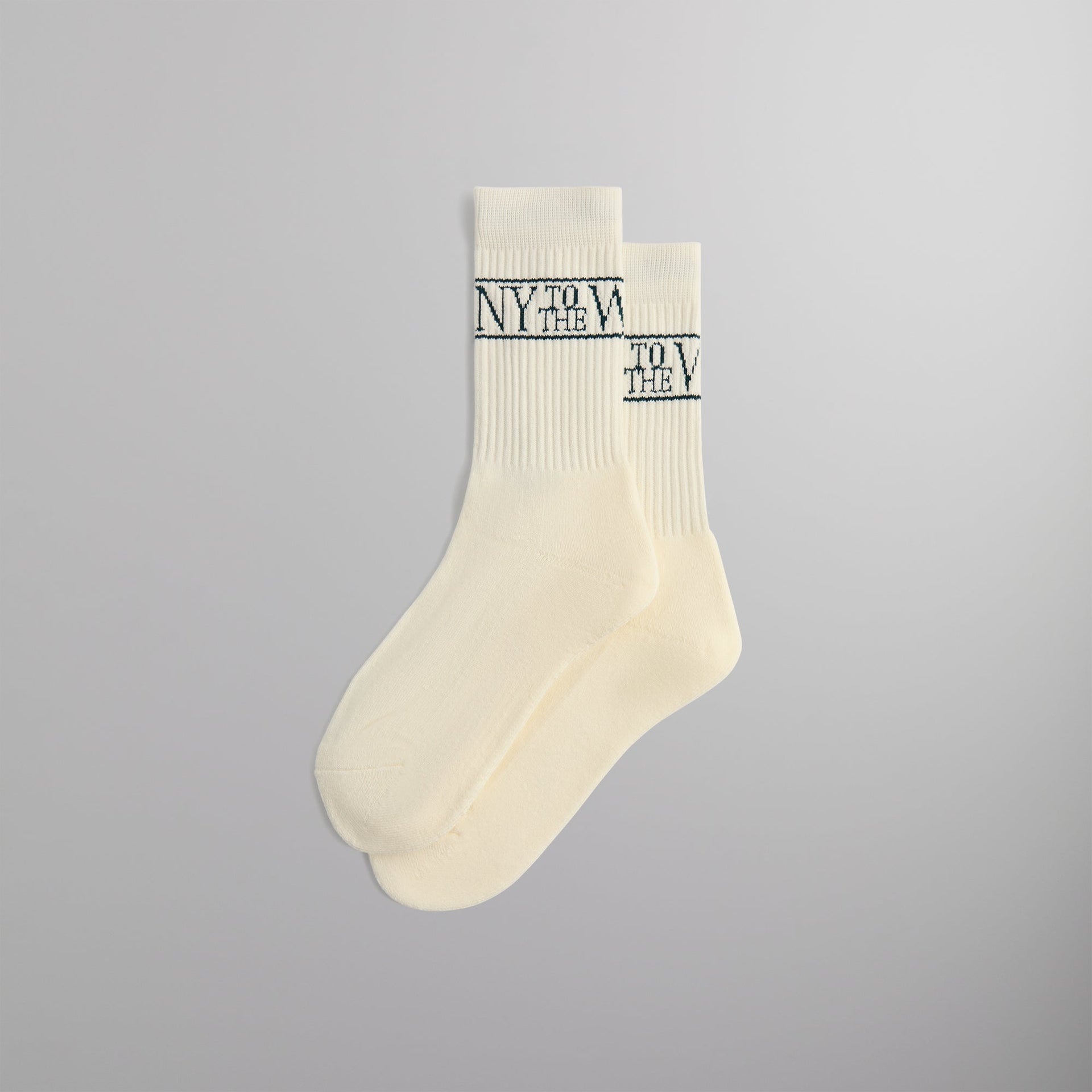 Kith NY to the World Crew Socks - White PH