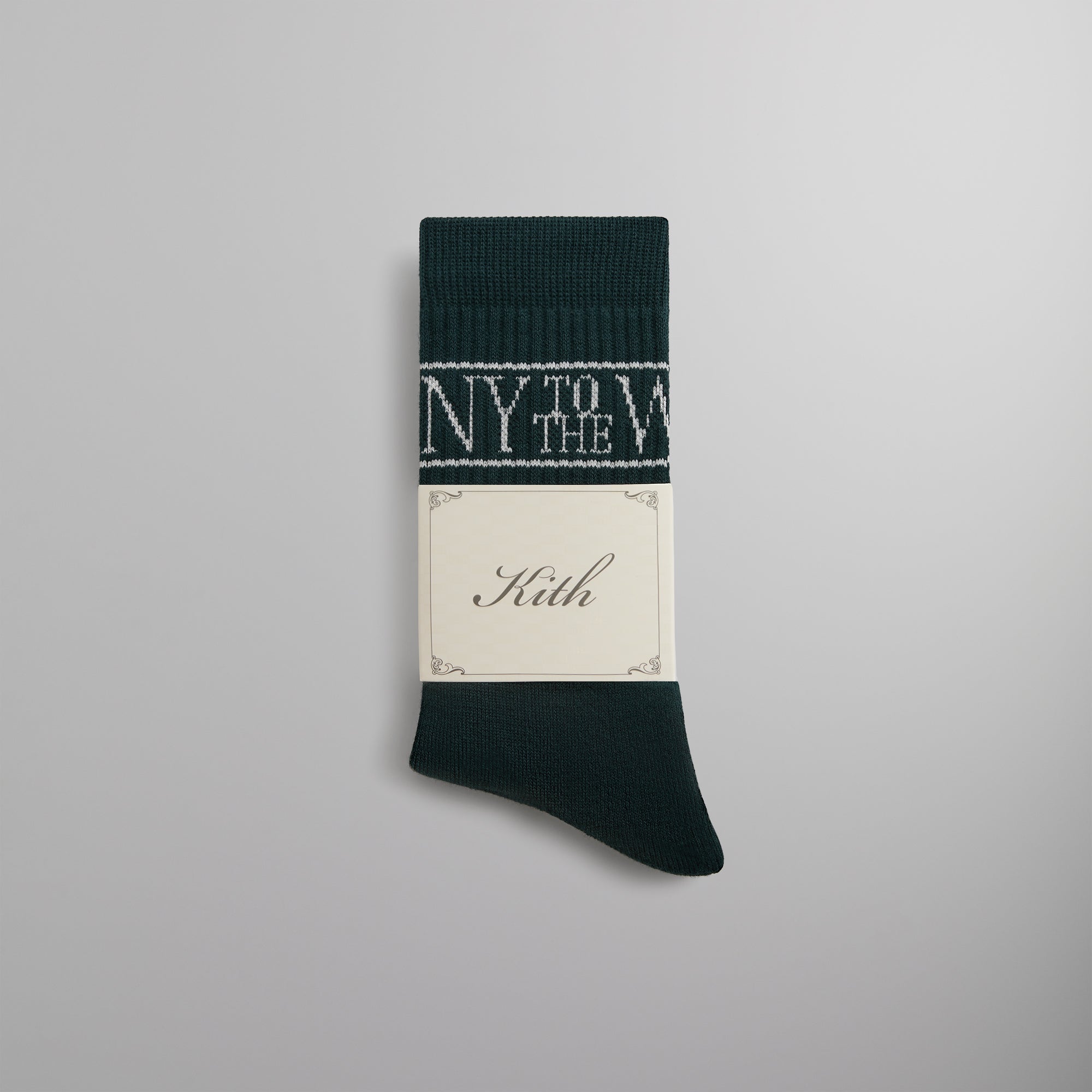 ★24AW 最新作★Kith NY to the World Crew Socks Kith NY to the World Crew Socks - White FW24 One Size Brand