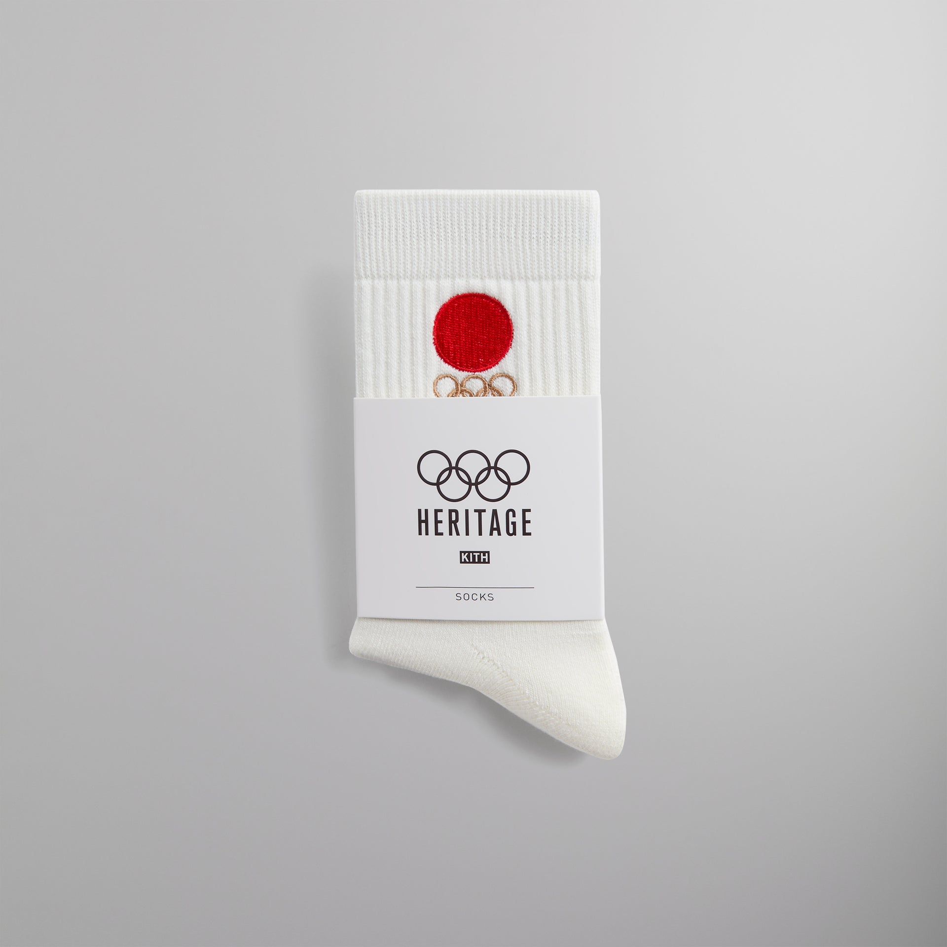 Kith for Olympics Heritage Tokyo Mid Crew Sock - Silk