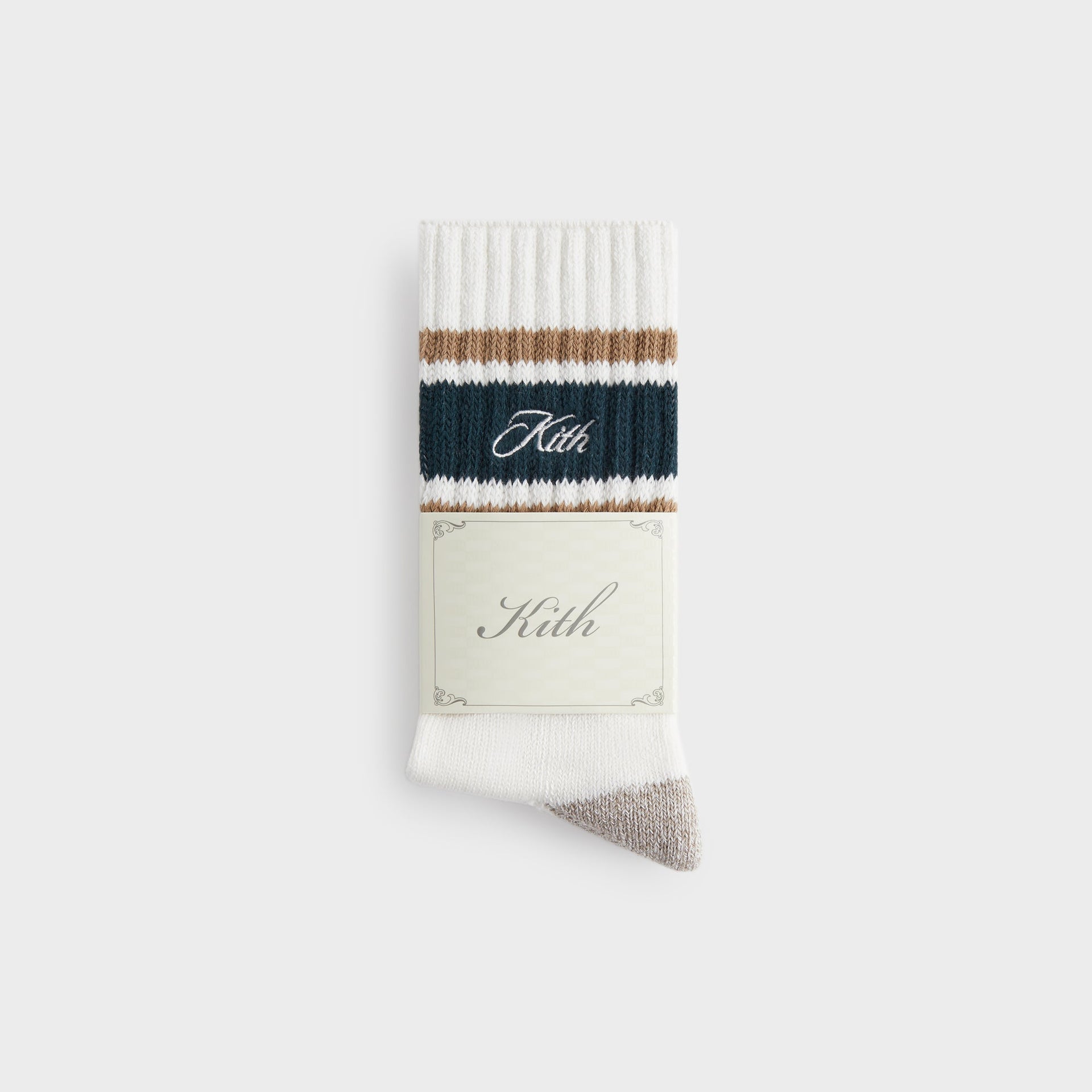 Kith Striped Chunky Crew Socks - Stadium