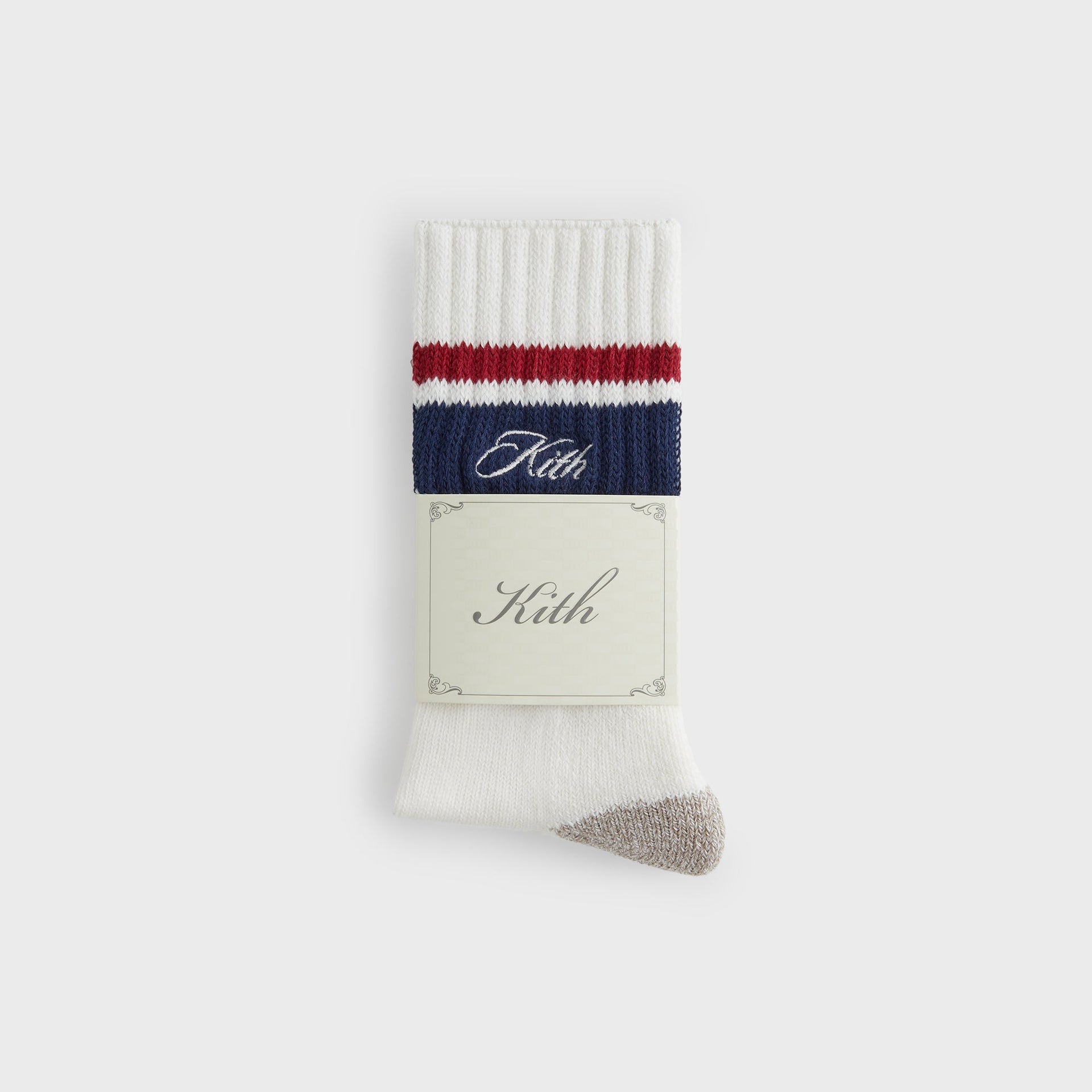 Kith Striped Chunky Crew Socks - Nocturnal