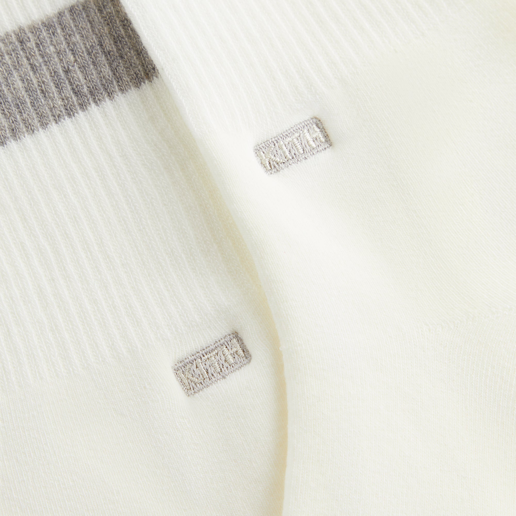 レッグウェア Kith Variegated Striped 3-Pack Socks Kith 3-Pack Variegated Striped Mid Crew Socks - White