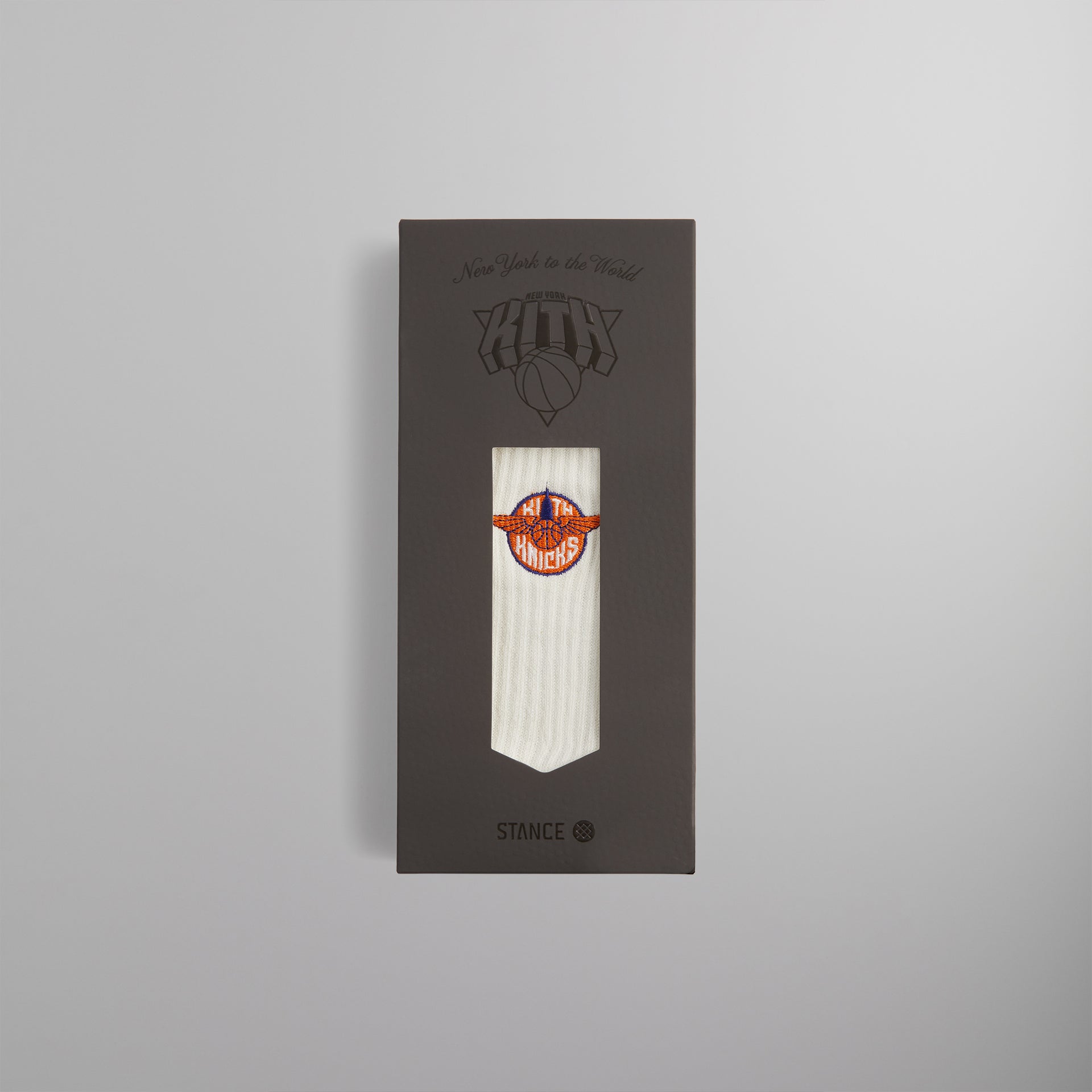 Kith & Stance for the New York Knicks Wingman Crew Socks - Silk