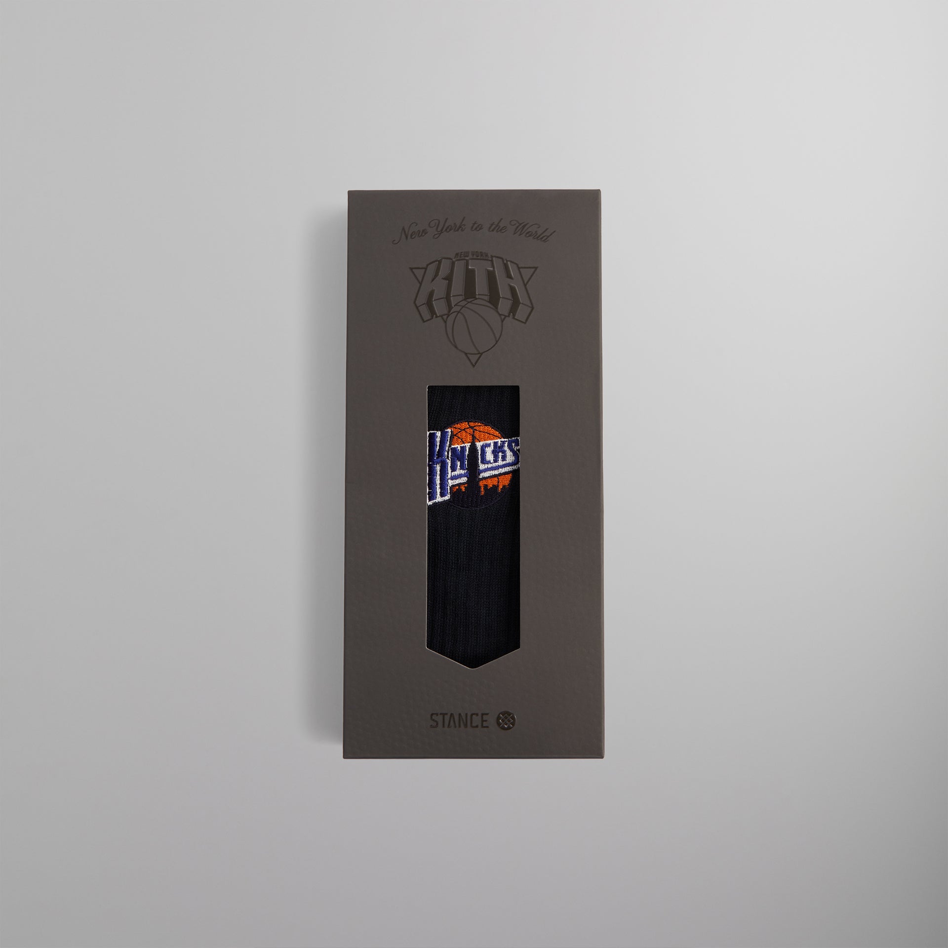 Kith & Stance for the New York Knicks New York City Crew Socks - Black