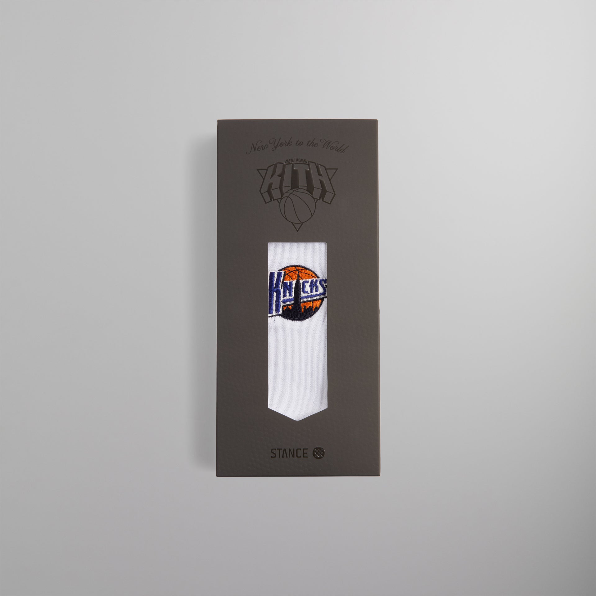 Kith & Stance for the New York Knicks New York City Crew Socks - Silk