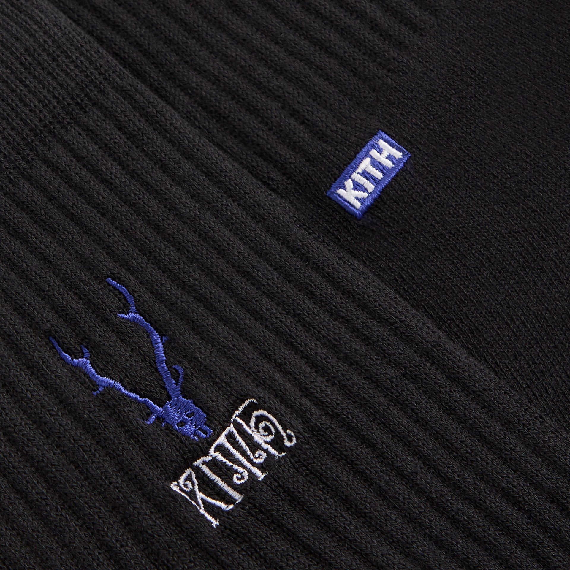 Kith & South2 West8 for Columbia Embroidered Logo Crew Socks - Black PH