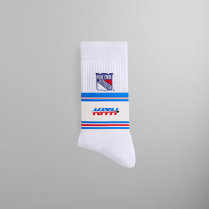 Kith for the New York Rangers Shield Crew Socks - White