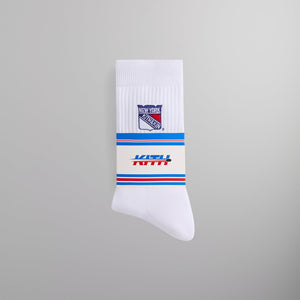 Kith for the New York Rangers Shield Crew Socks - White PH