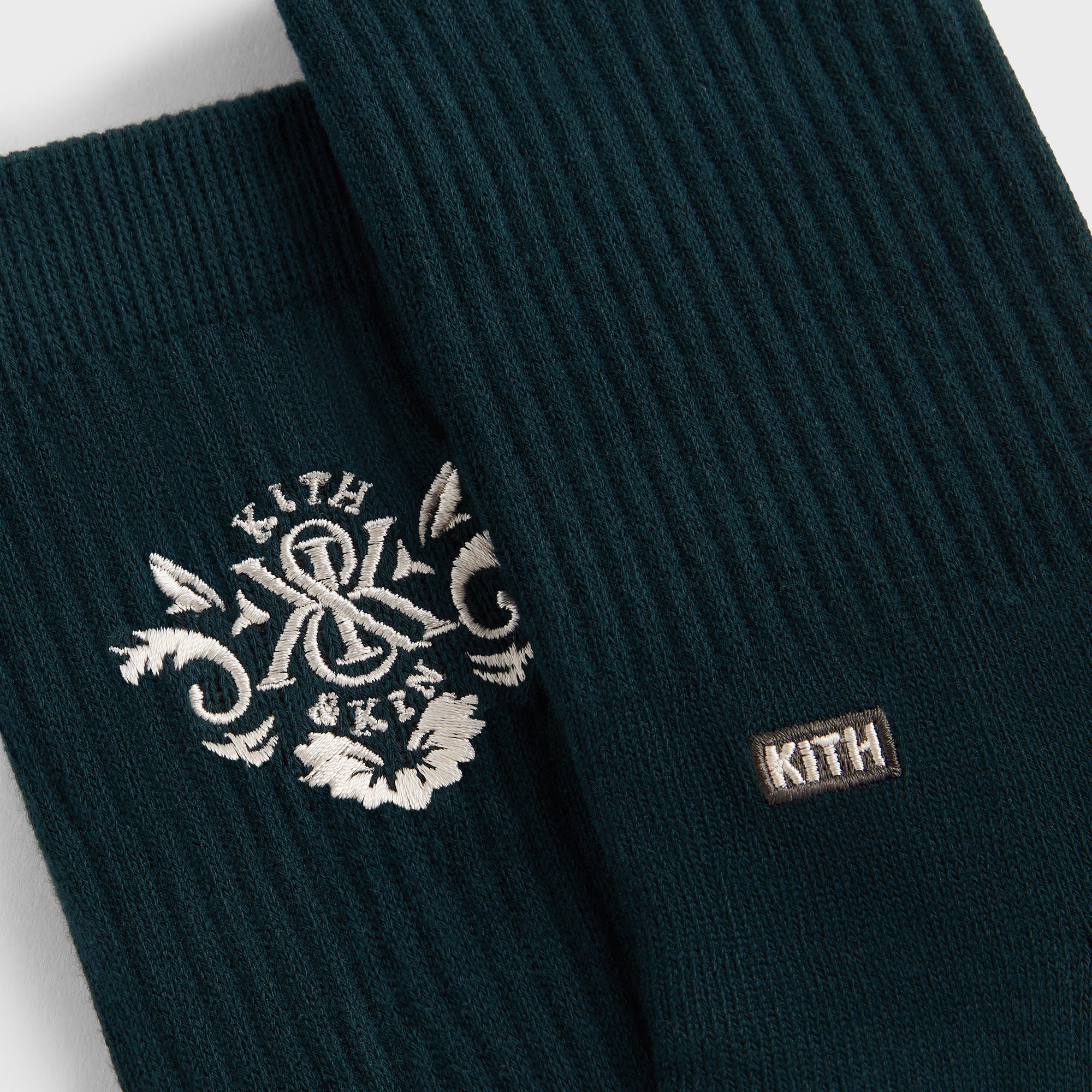 ★24AW 最新作★Kith Crest Socks Kith Crest Mid Crew Socks in Region SS24 One Size Brand New