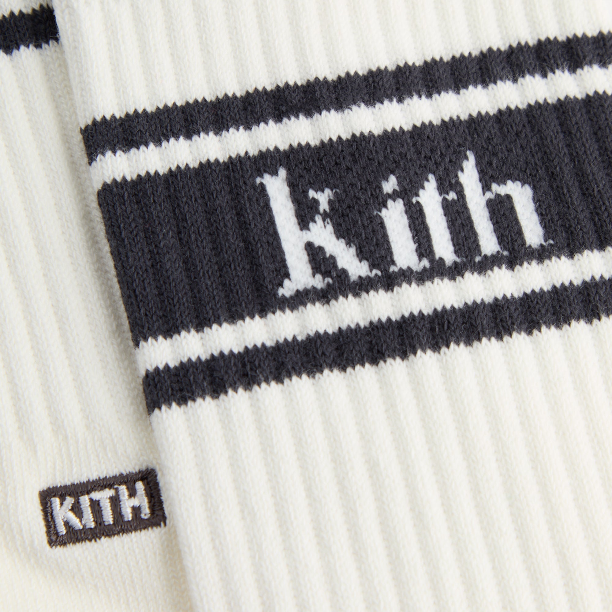 Kith Variegated Stripe Crew Socks - Silk