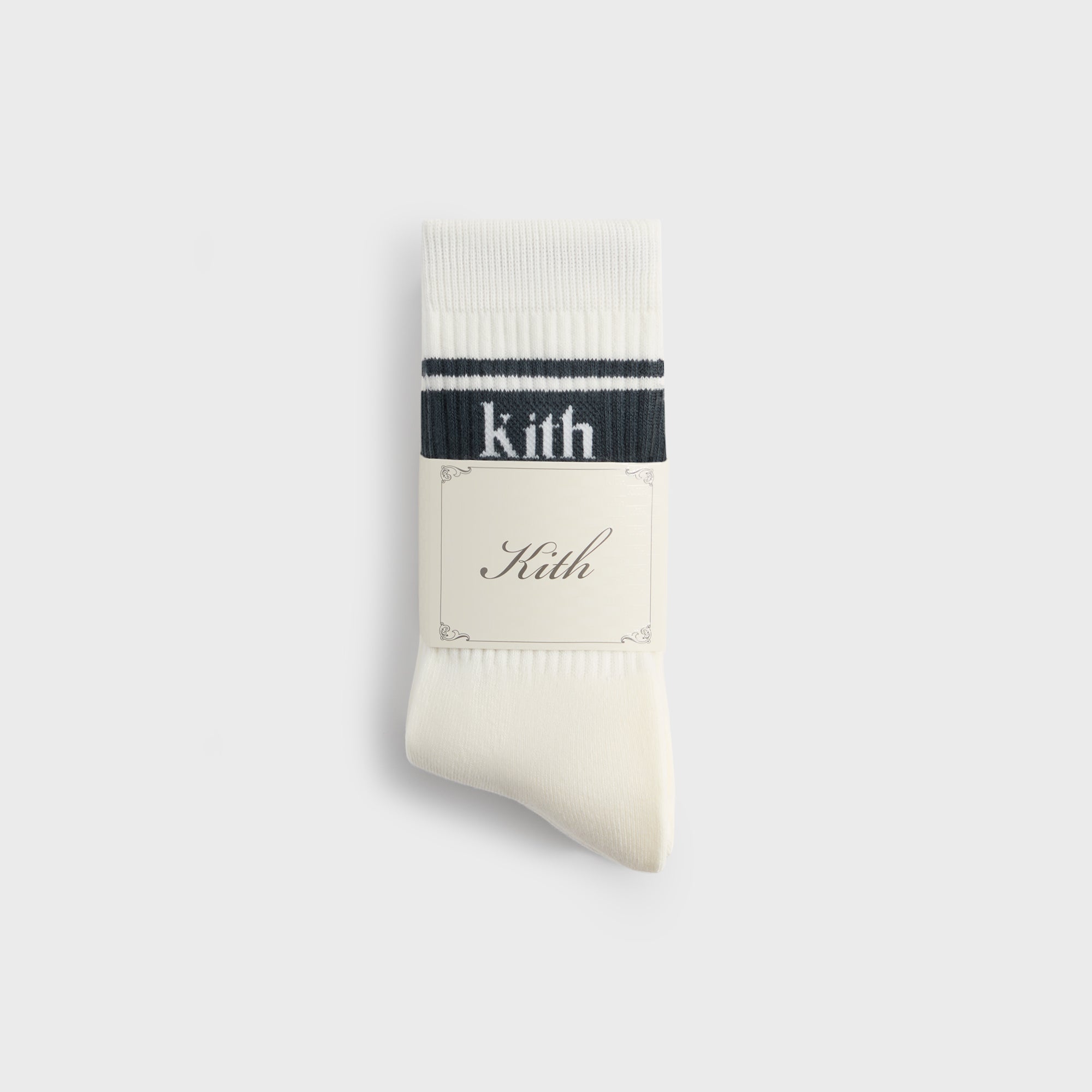 Kith Variegated Stripe Crew Socks - Silk