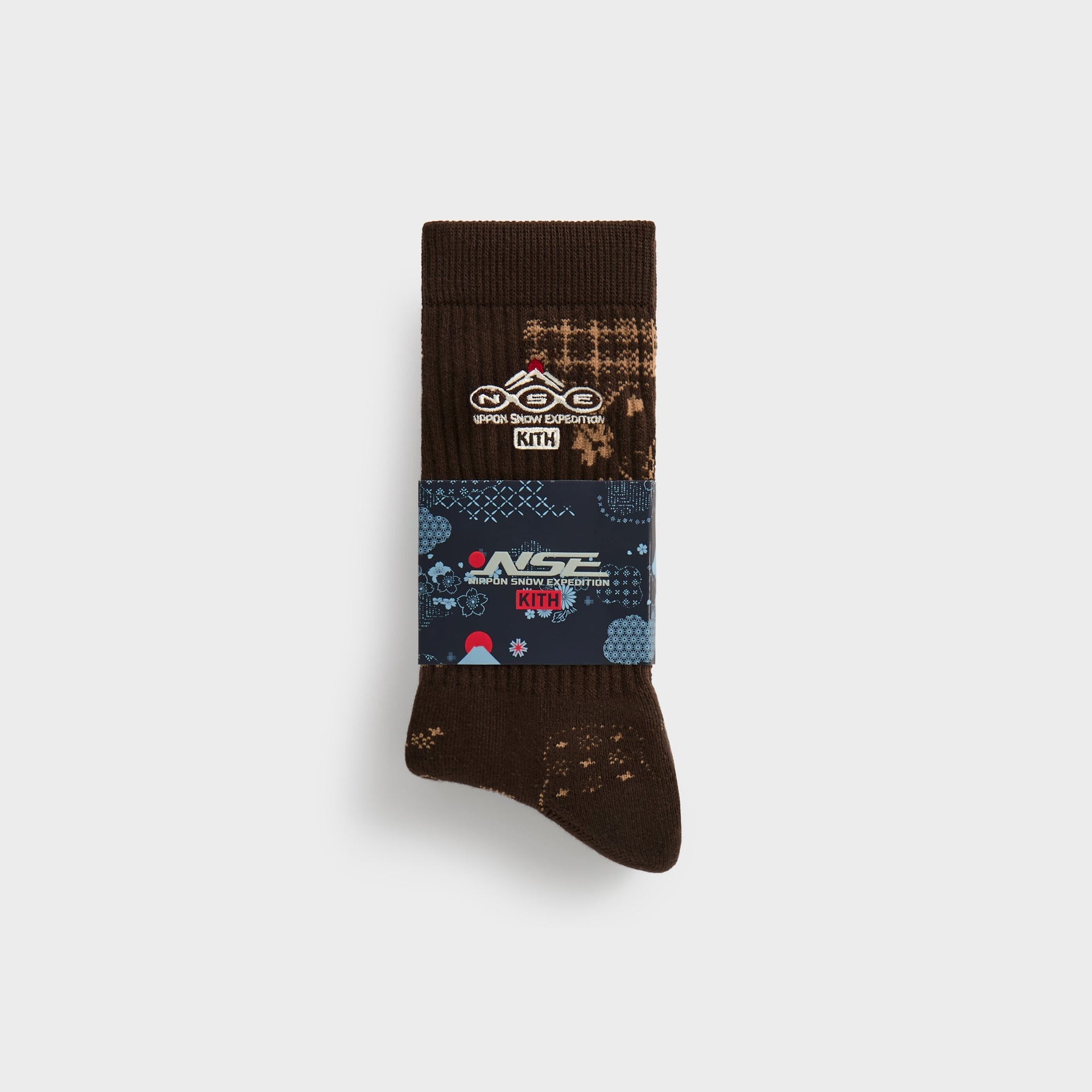 Kith for Columbia NSE Landscape Jacquard Socks - Kindling
