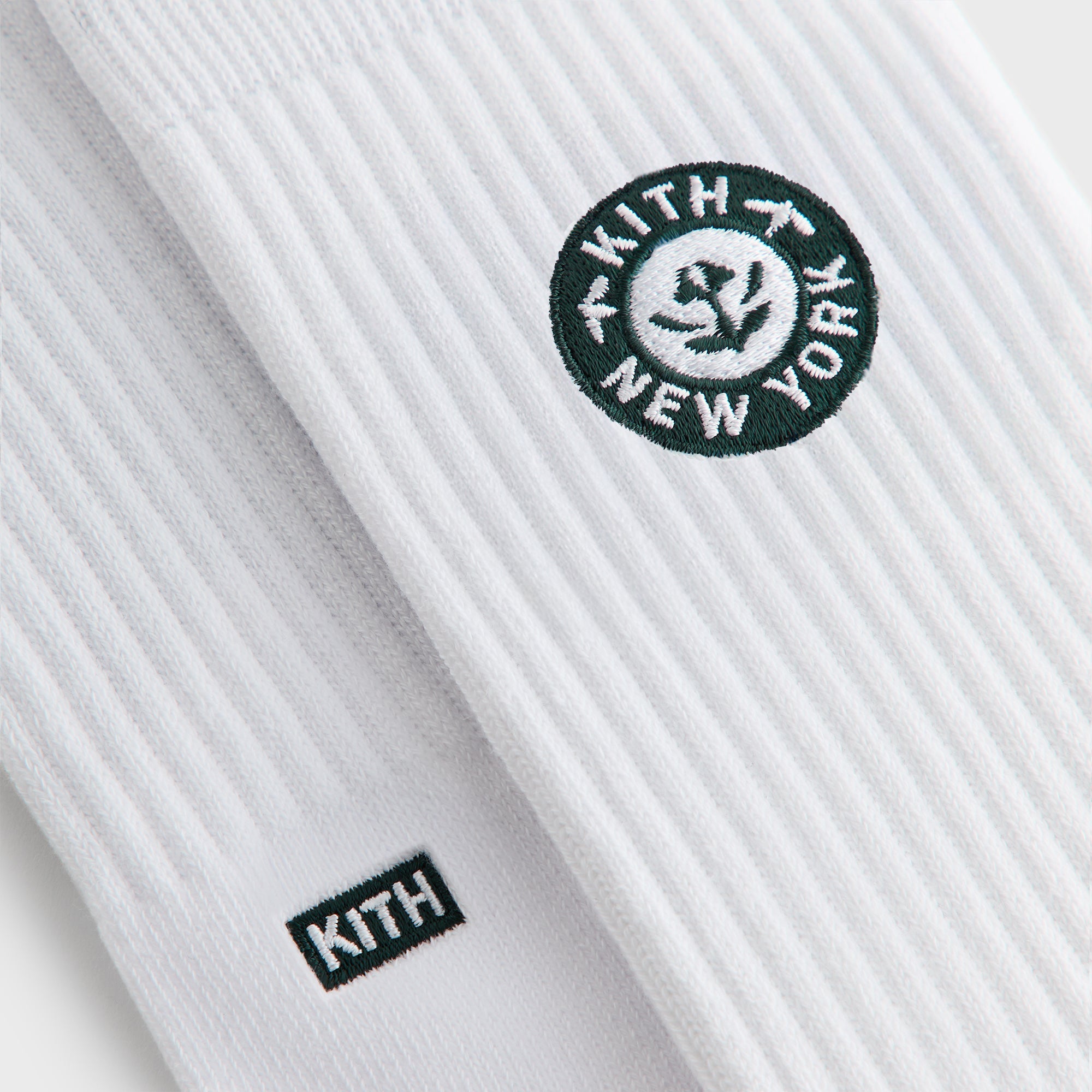 Kith 3-Pack Rose Script Cotton Crew Socks - Multi