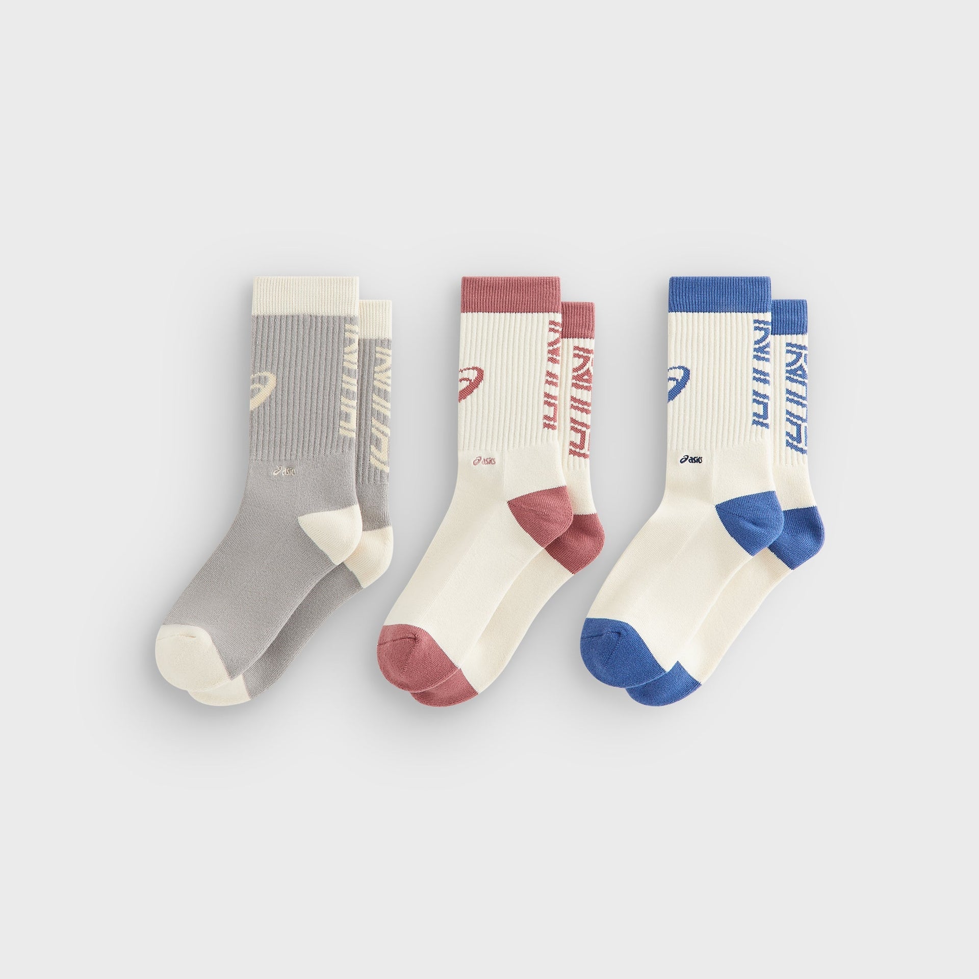 Kith for ASICS Loyalty Exclusive 3-Pack Crew Socks - Multi - PH