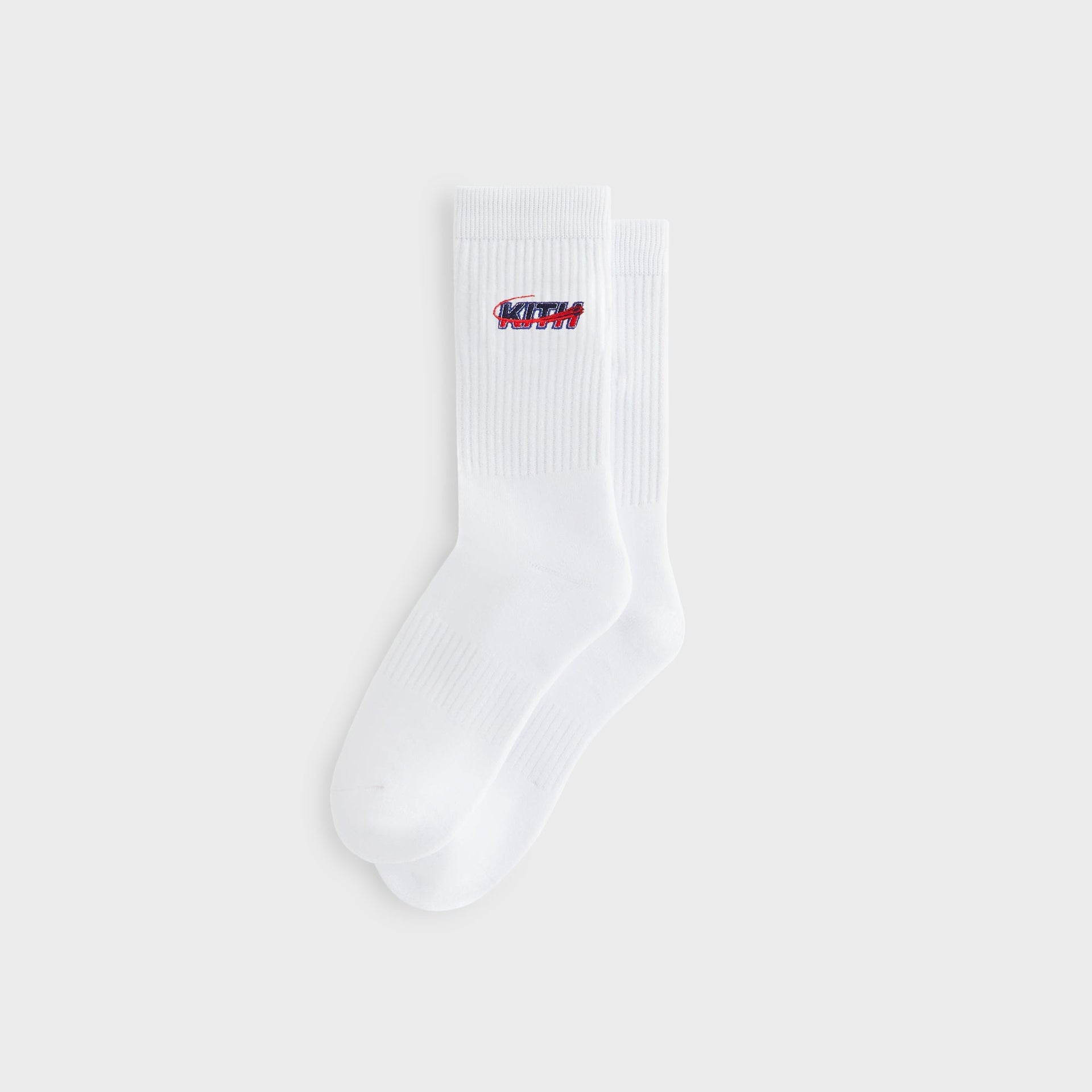 Kith for the New York Rangers Slap Shot Socks - White - PH