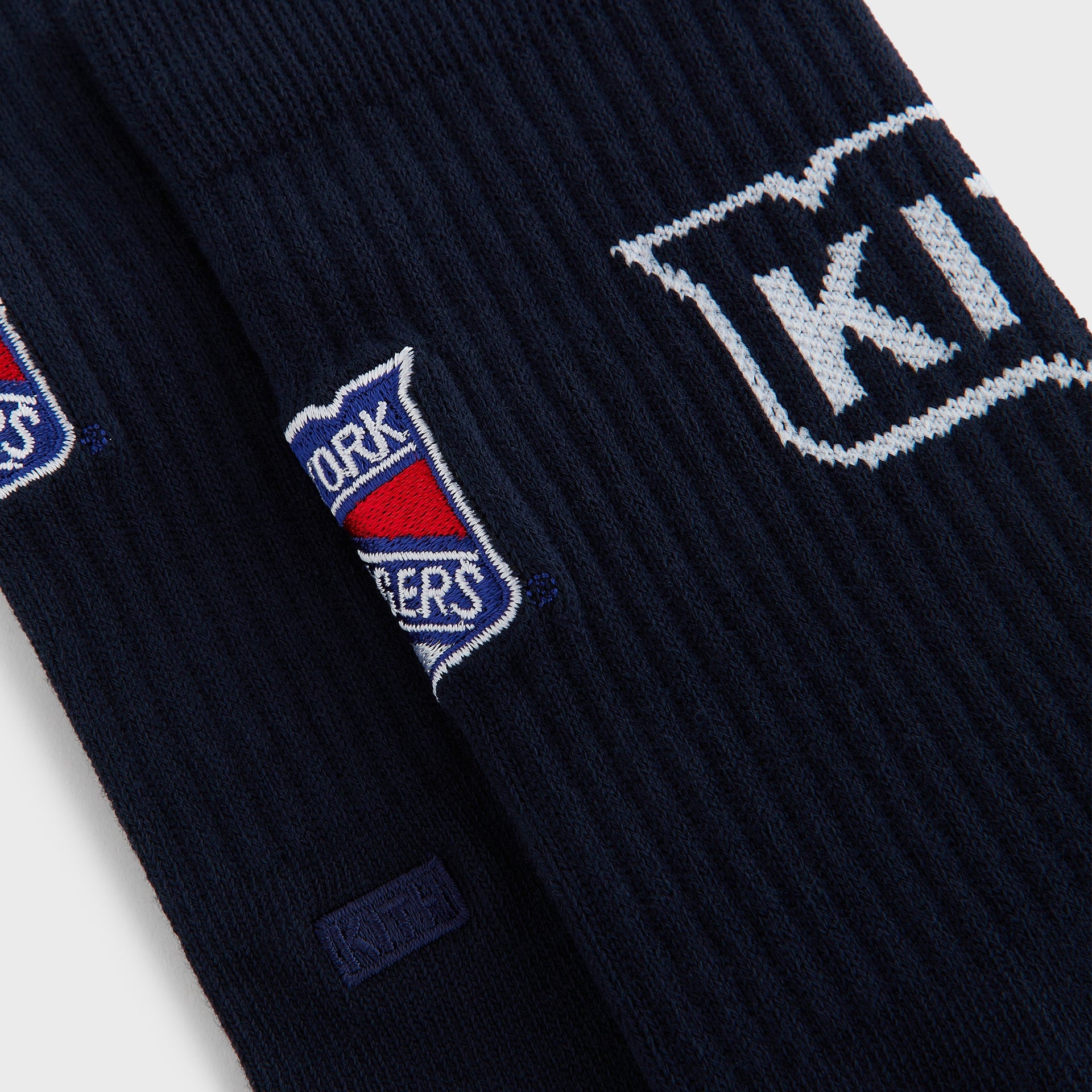Kith for the New York Rangers Big Logo Socks - Nocturnal