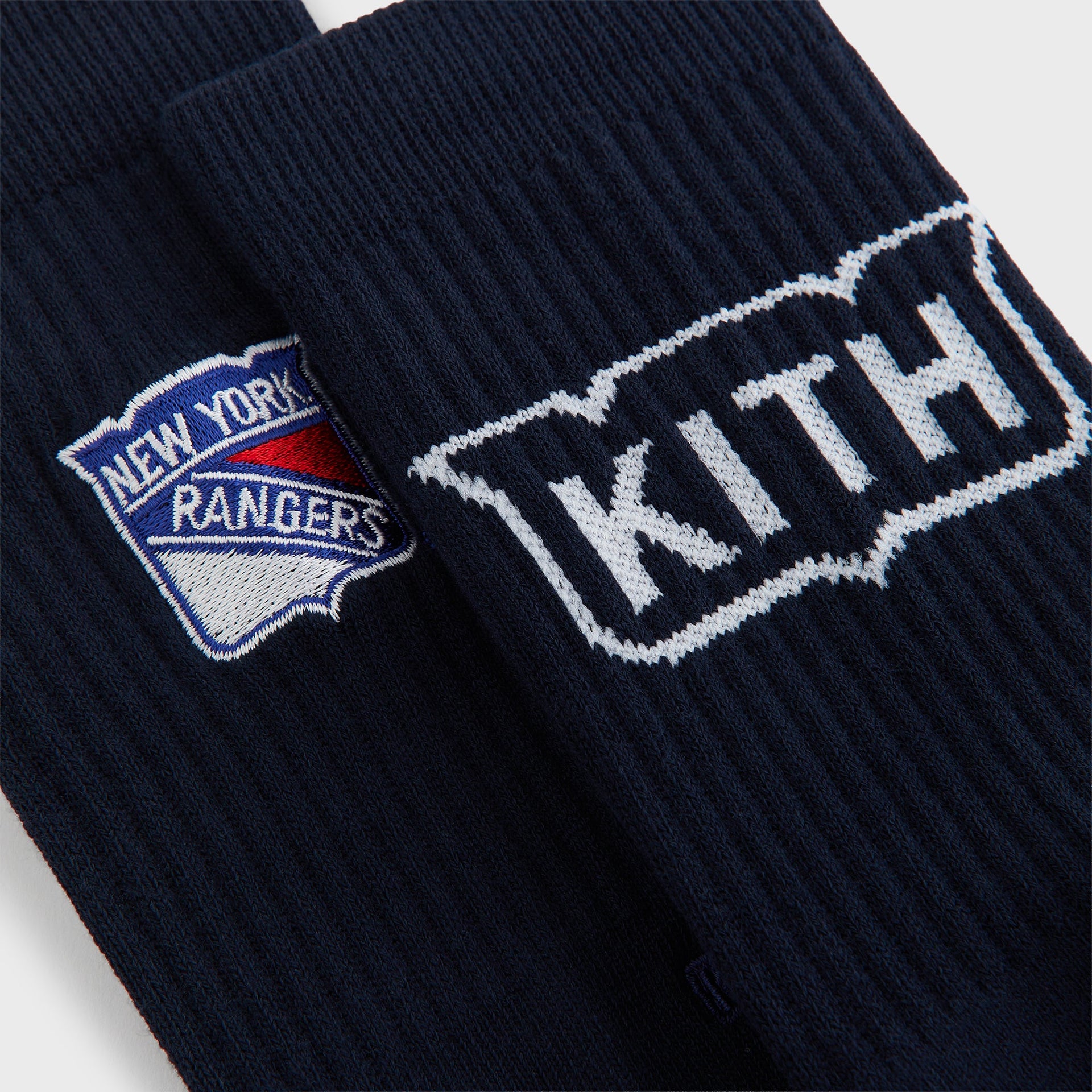 Kith for the New York Rangers Big Logo Socks - Nocturnal