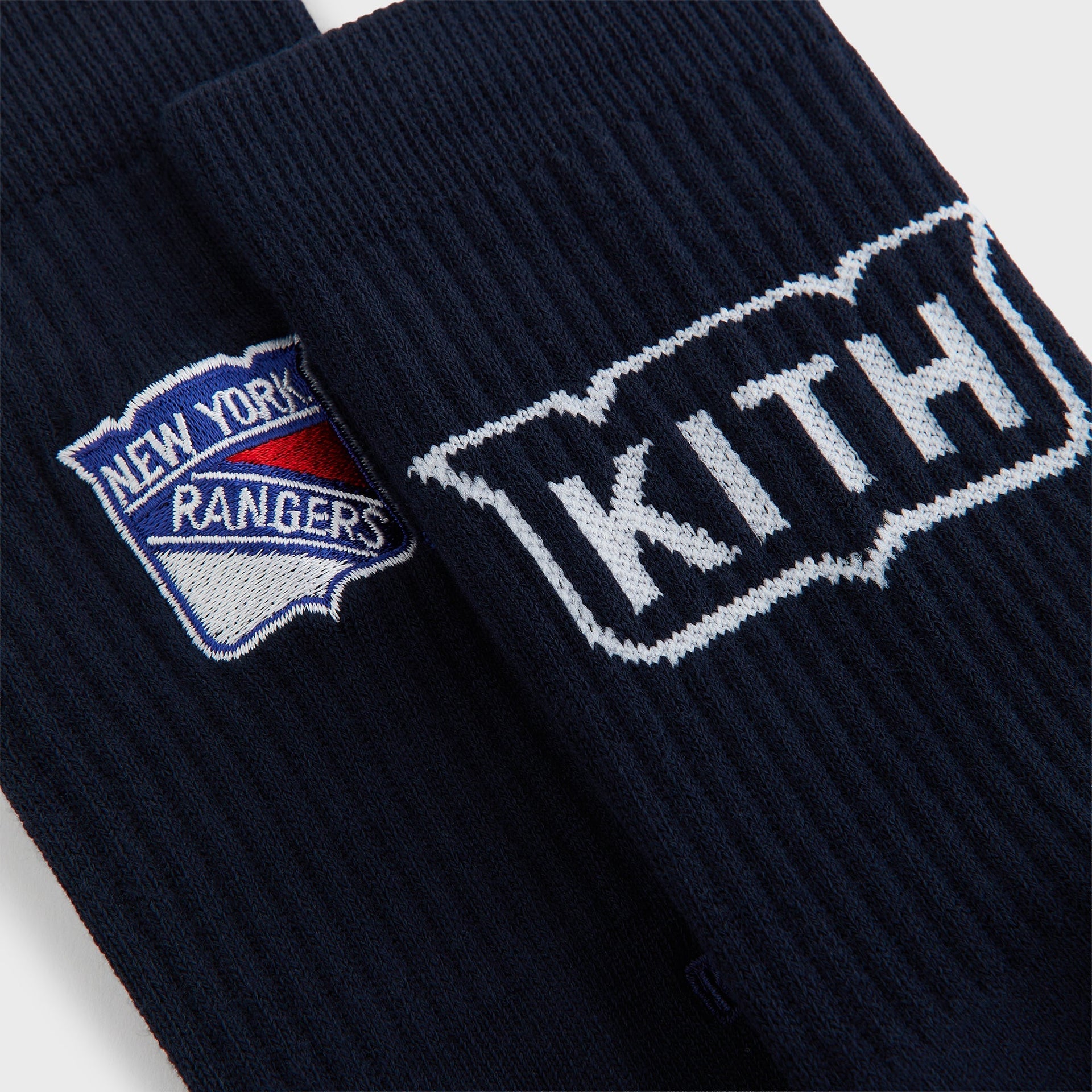 Kith for the New York Rangers Big Logo Socks - Nocturnal - PH