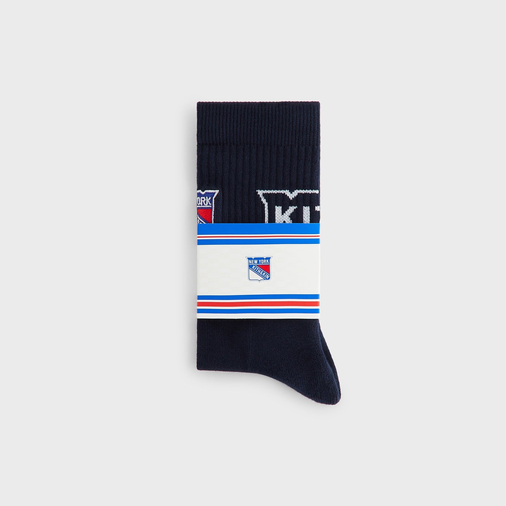 Kith for the New York Rangers Big Logo Socks - Nocturnal - PH