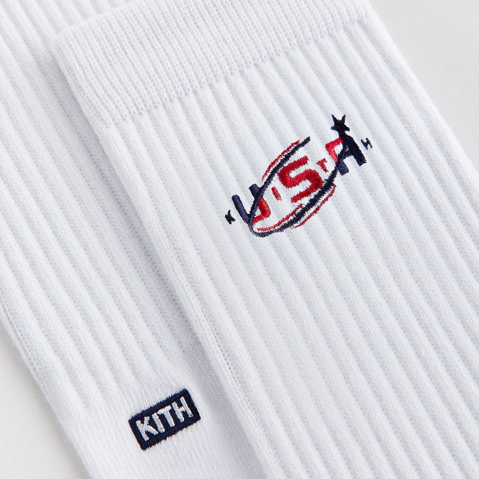 Kith for Team USA Crew Socks - White - PH