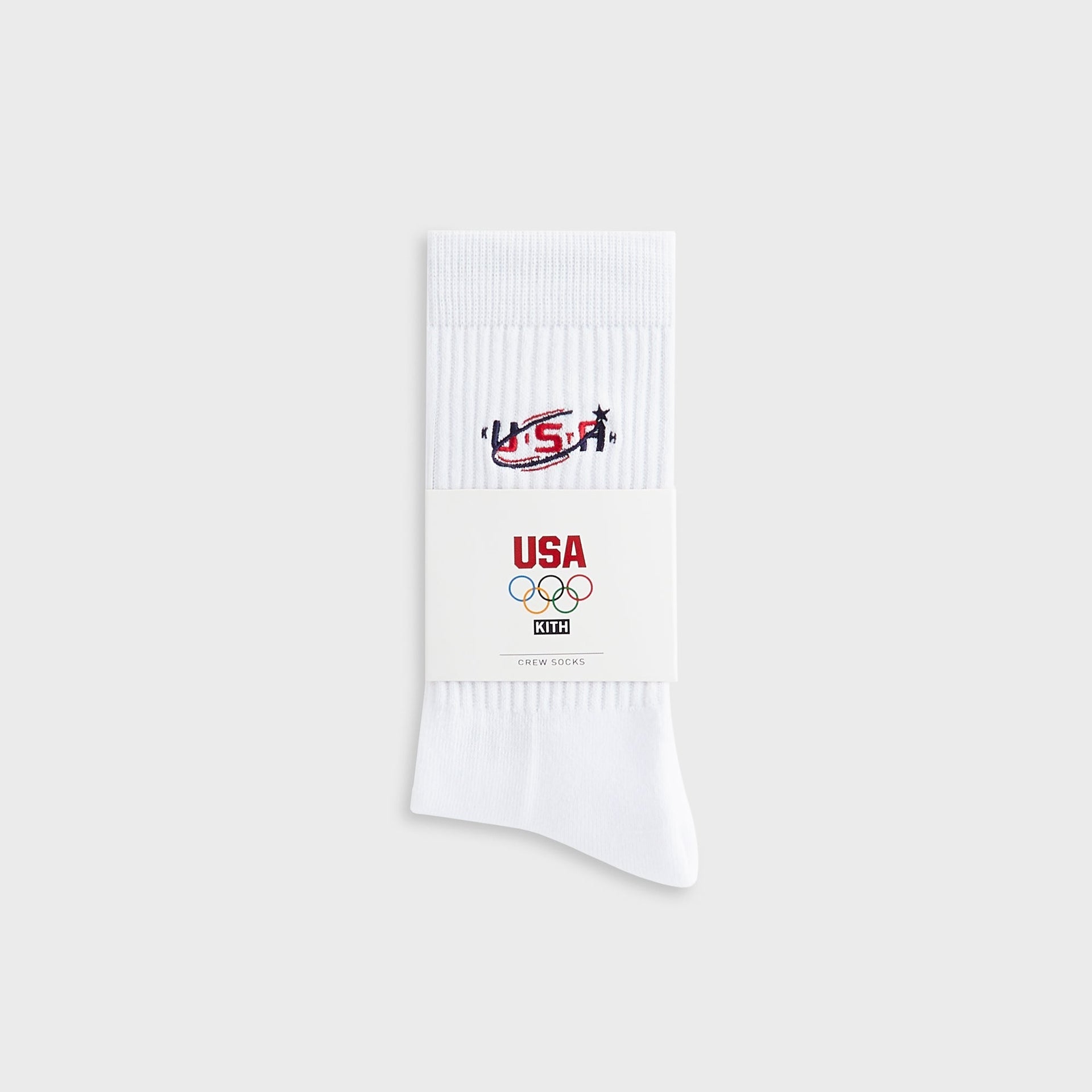 Kith for Team USA Crew Socks - White - PH