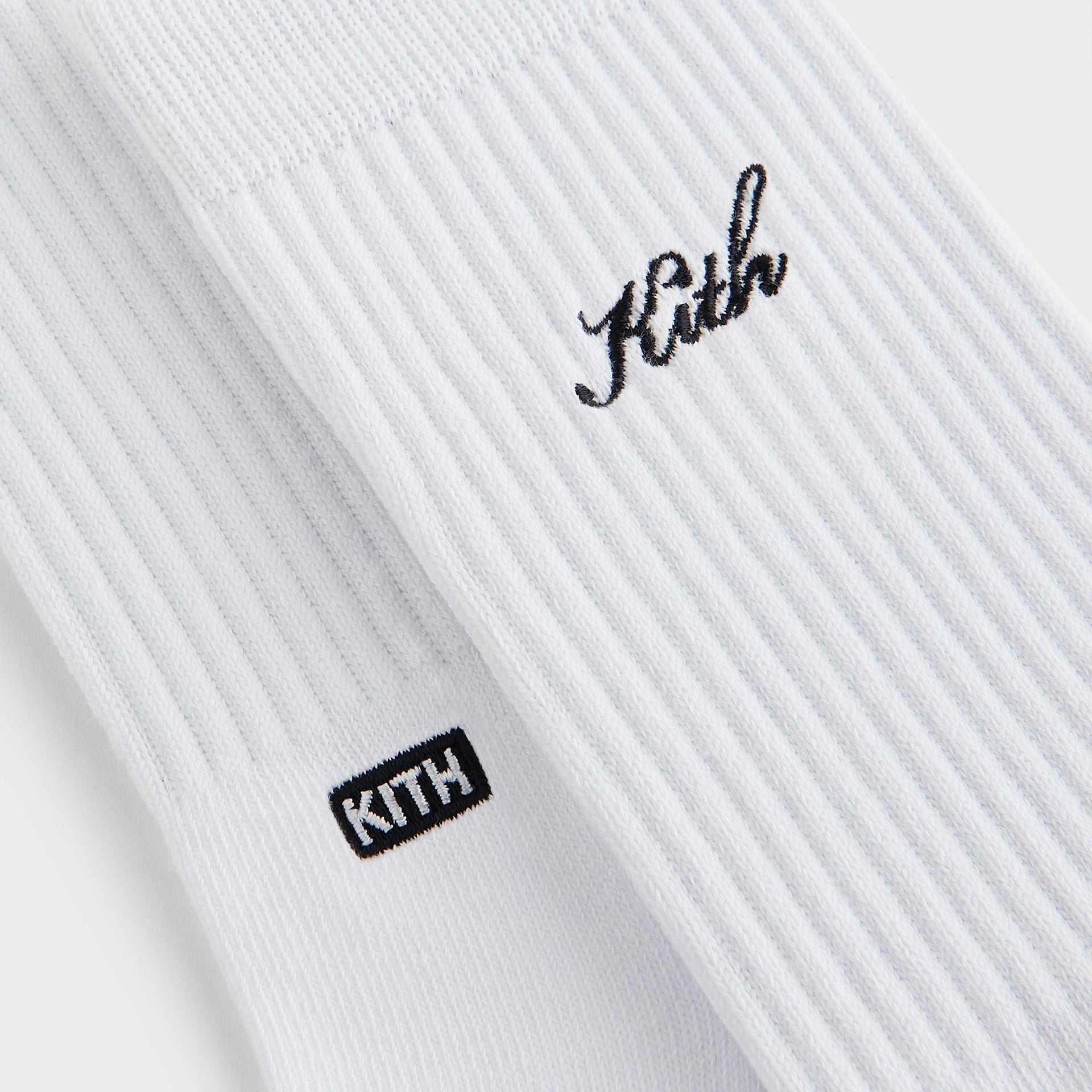 Kith 3-Pack Script Cotton Crew Socks - Multi - PH