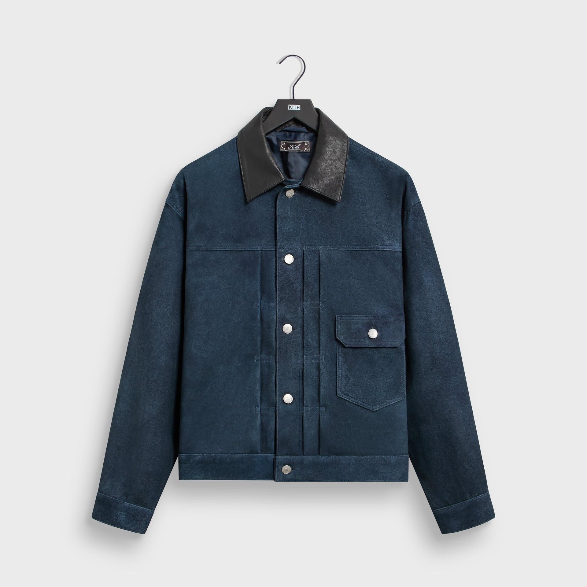 Kith Suede Alonzo Jacket - Blue Heron - PH