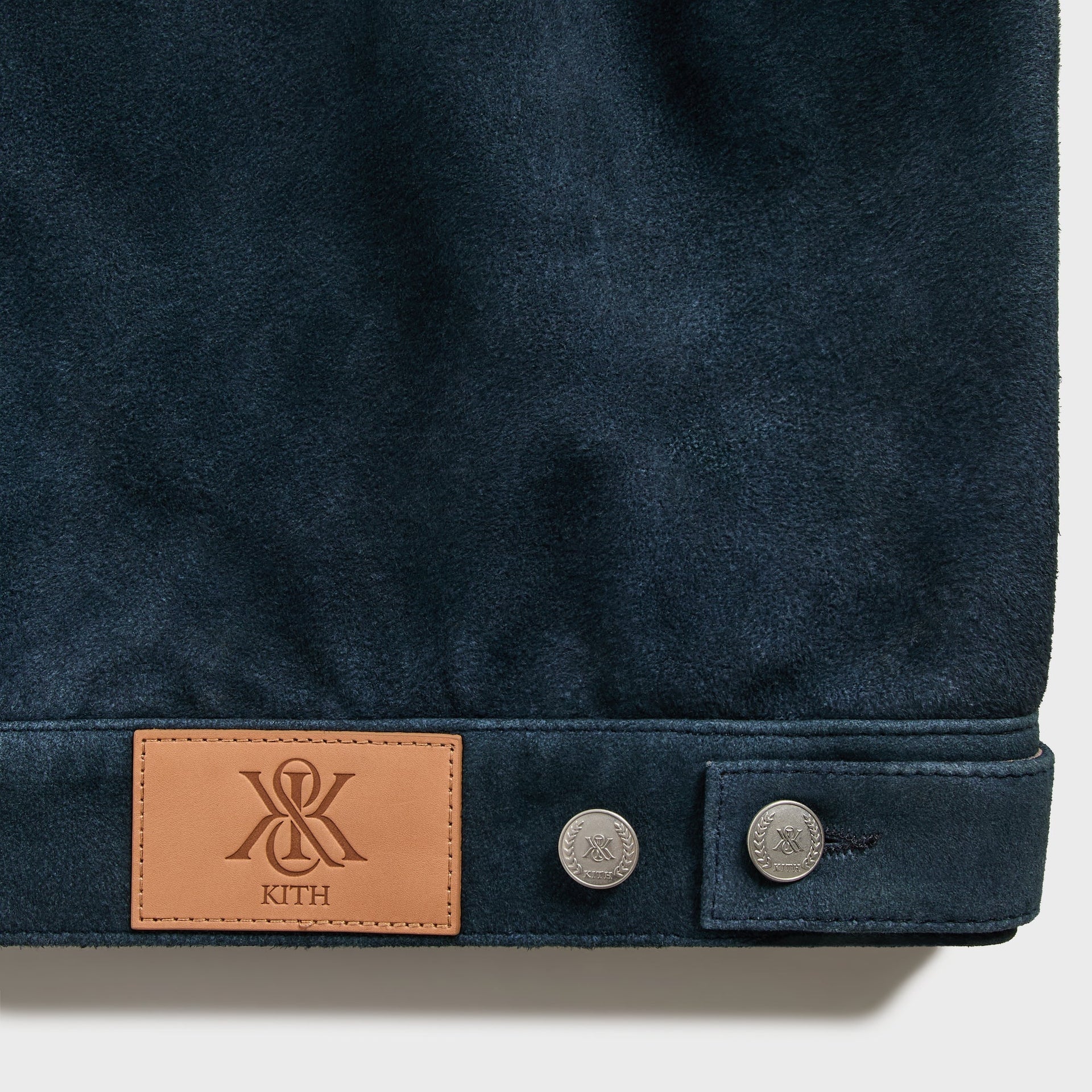 Kith Suede Alonzo Jacket - Blue Heron - PH