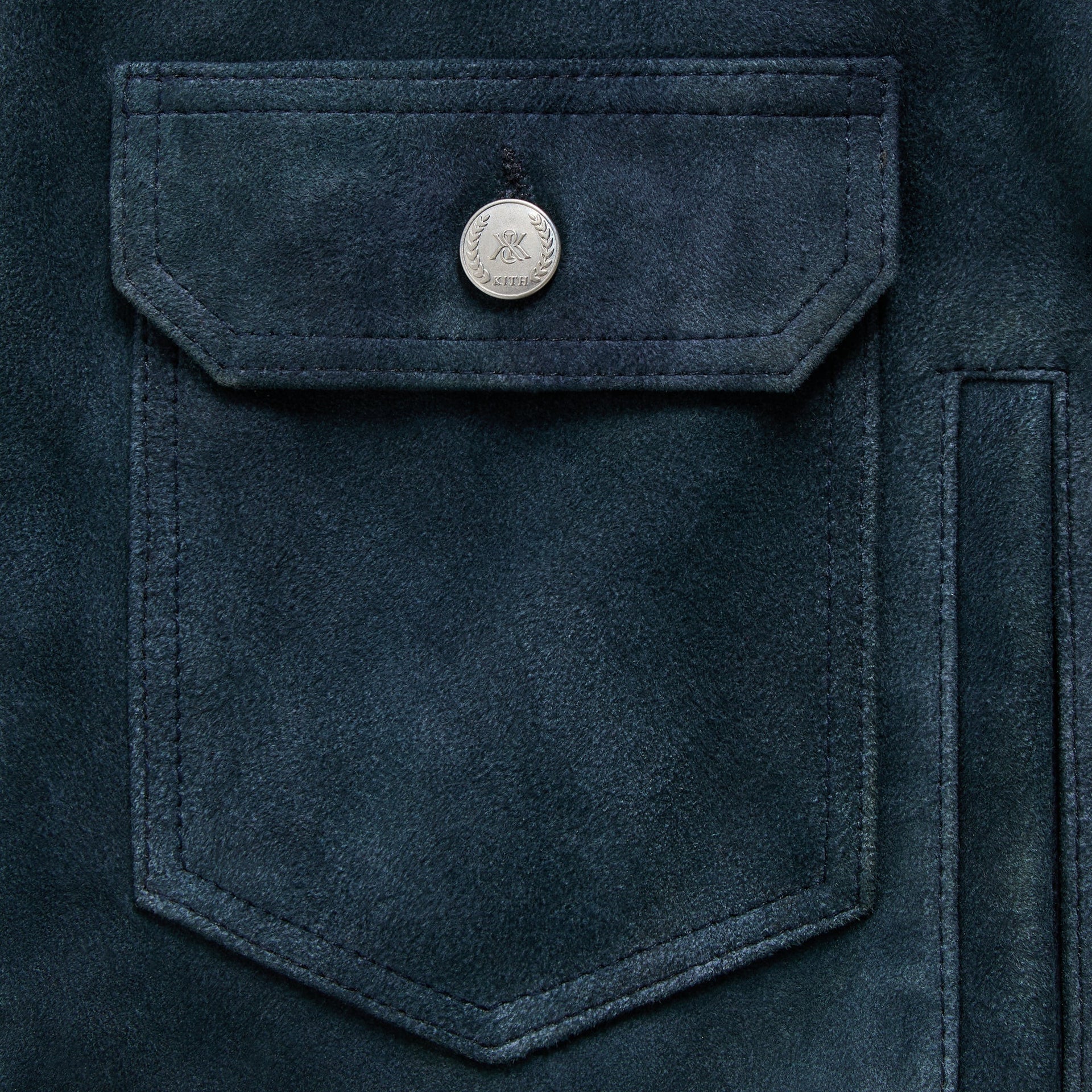 Kith Suede Alonzo Jacket - Blue Heron - PH