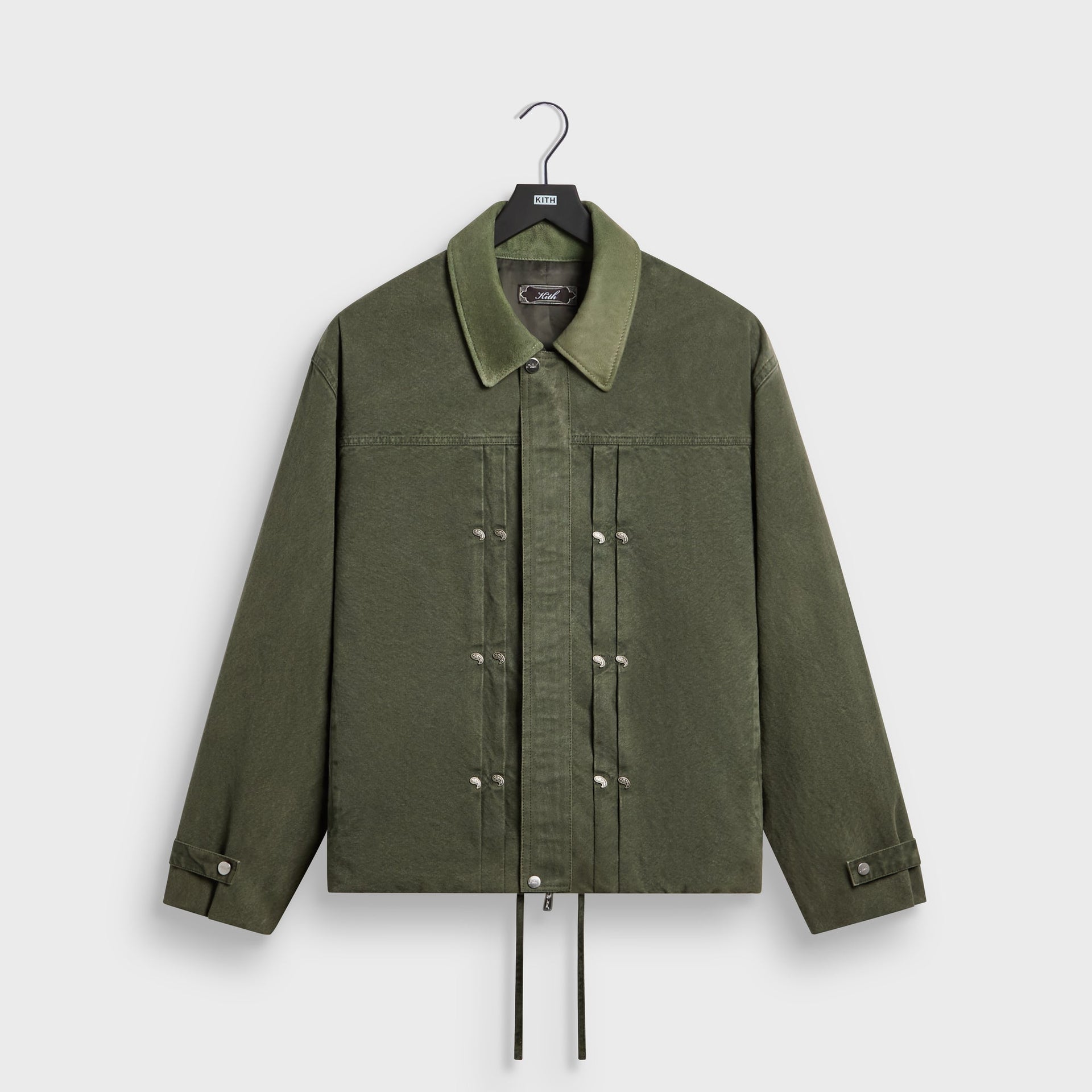 Kith Washed Canvas Ariel Blouson Jacket - Cypress - PH