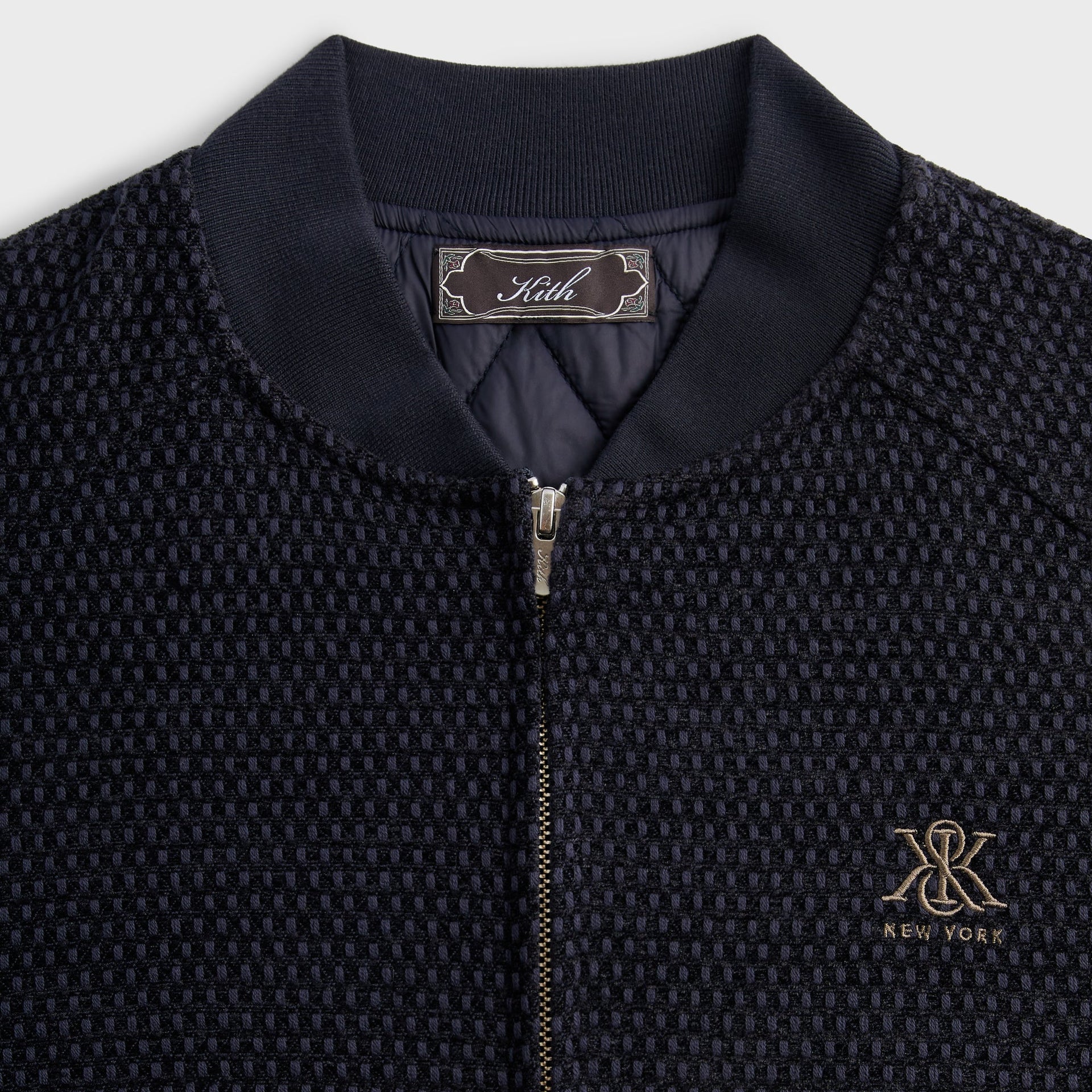 Kith Chenille Roy Bomber Jacket - Ink - PH