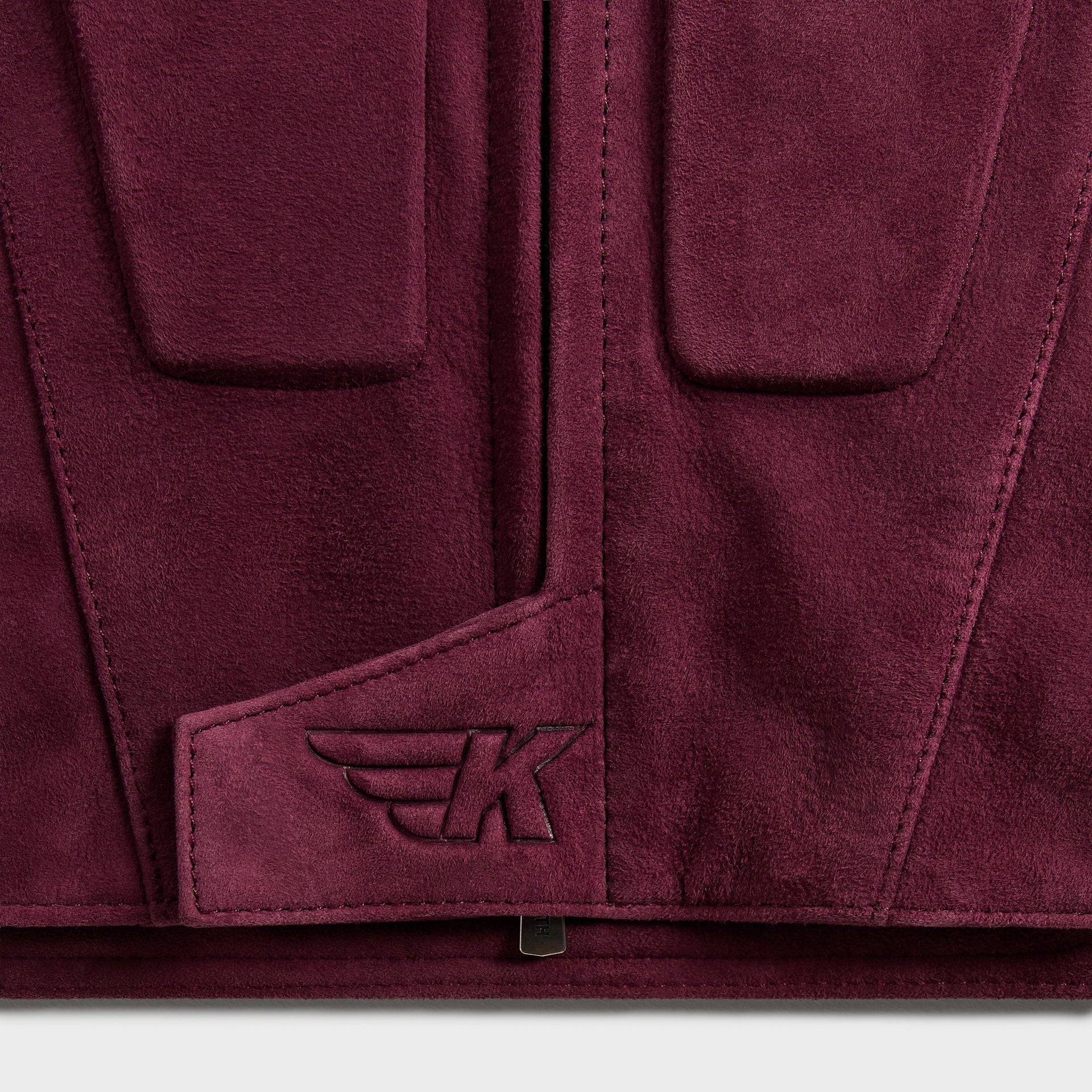 Kith Suede Wayne Moto Jacket - Magma - PH