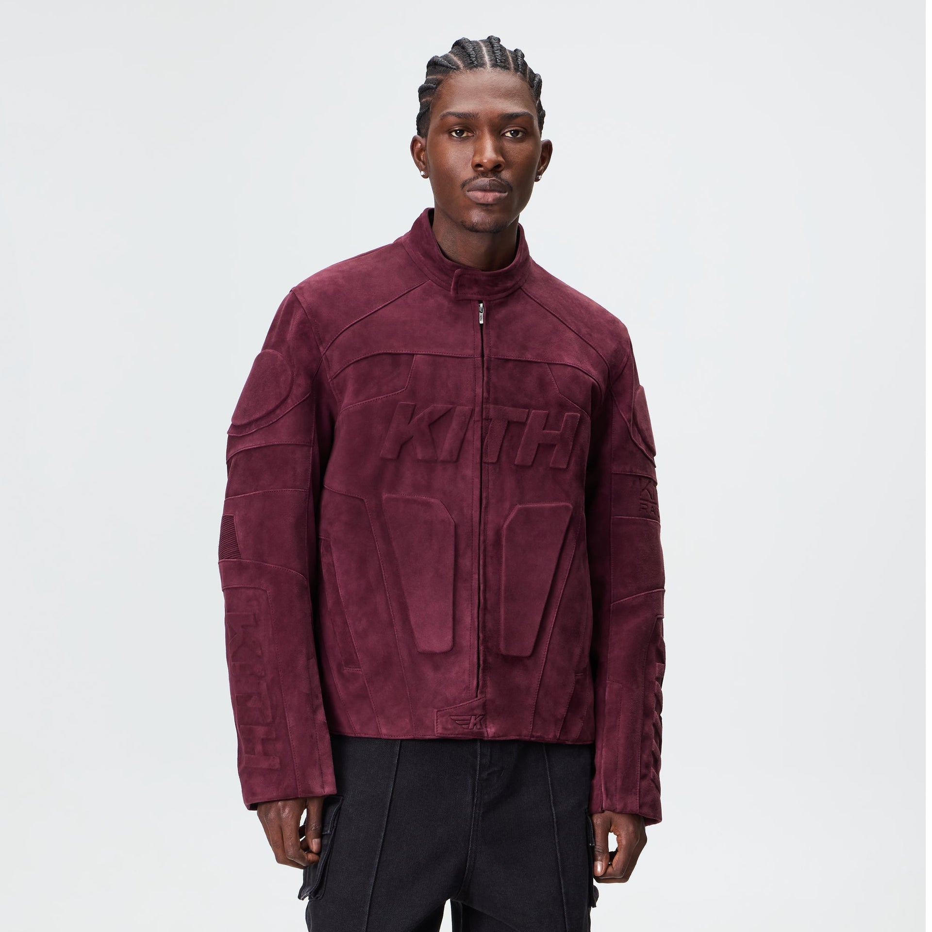 Kith Suede Wayne Moto Jacket - Magma - PH