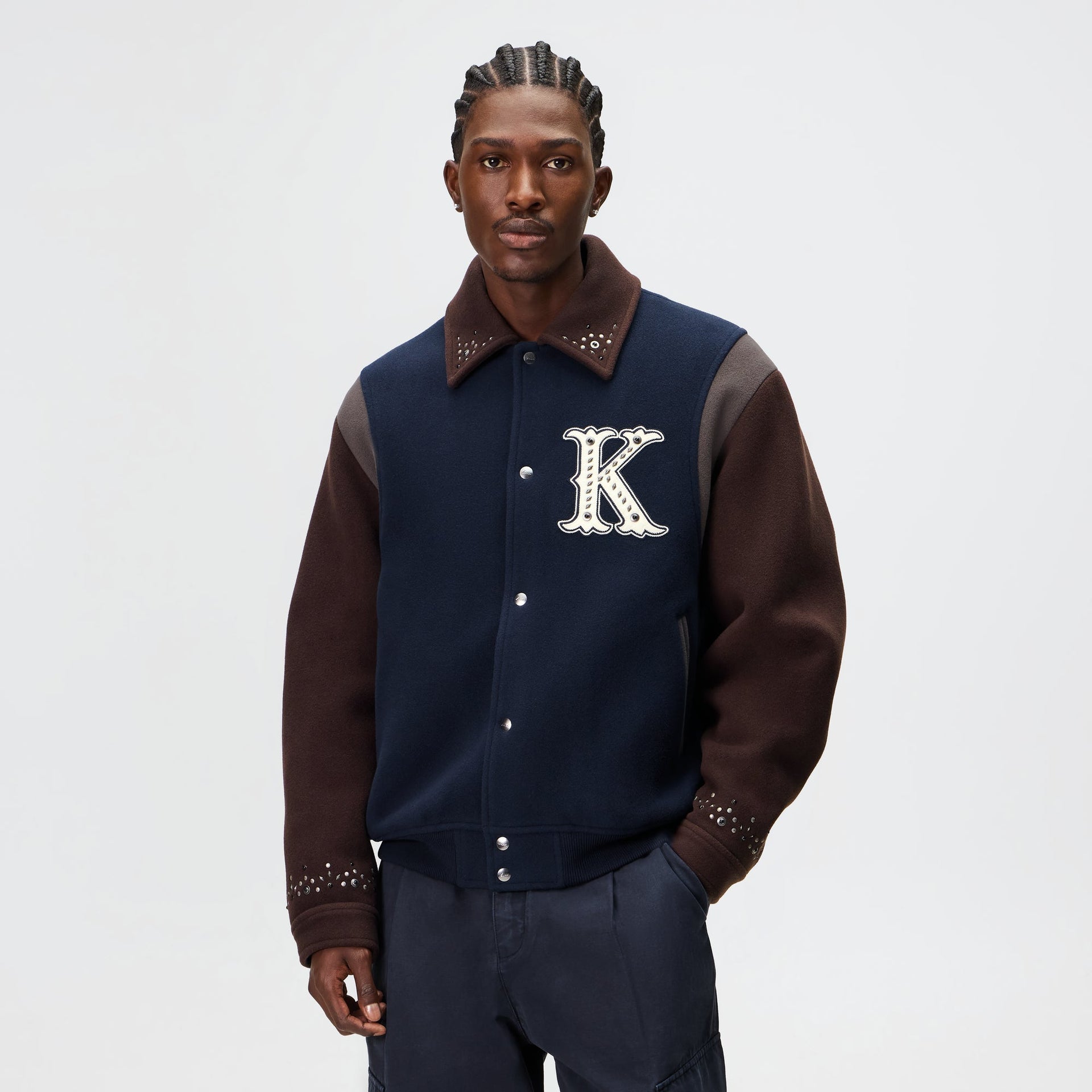 Kith Melton Wool Studded Varsity Jacket - Eve - PH
