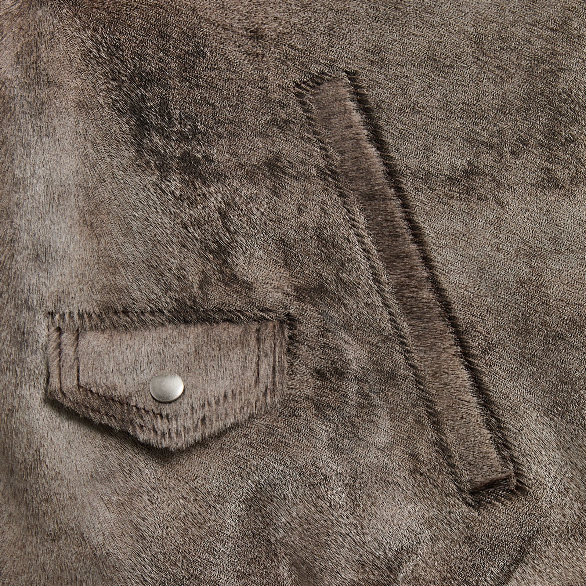 &Kin Pony Hair Cassius Moto Jacket - Underground