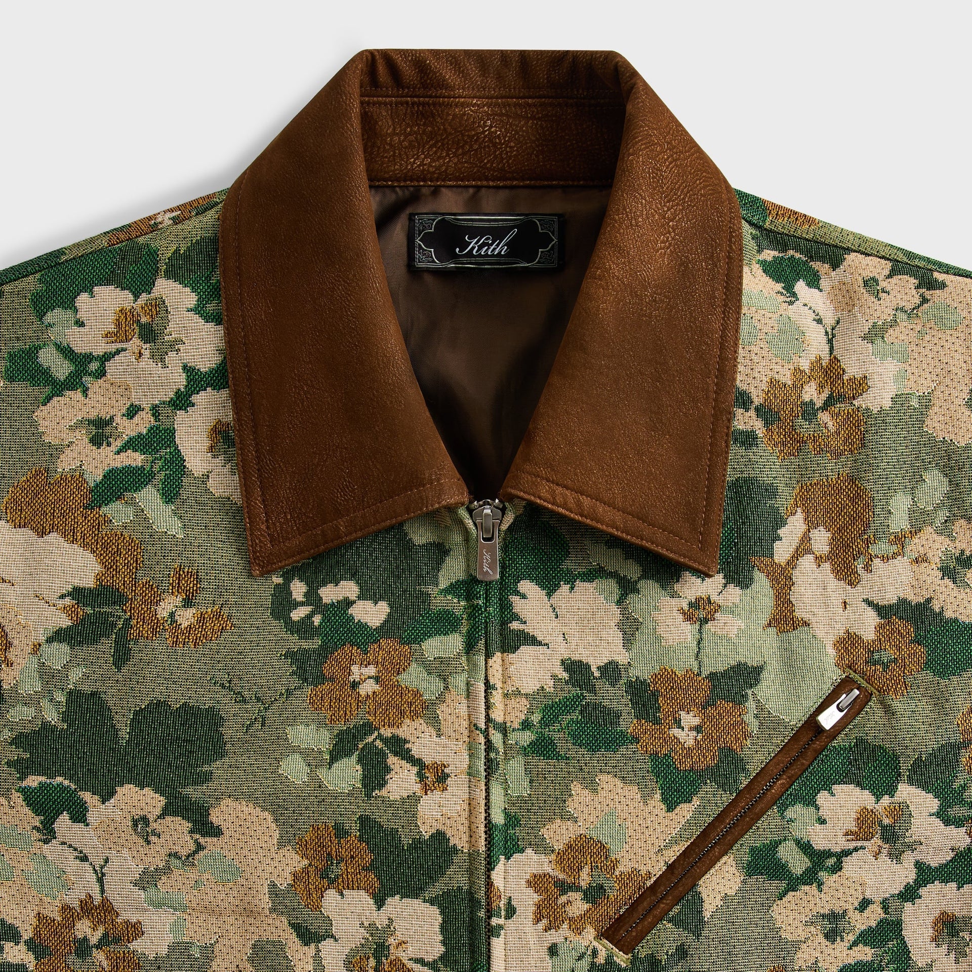 Kith Camo Floral Tapestry Cassius Jacket - Sage - PH