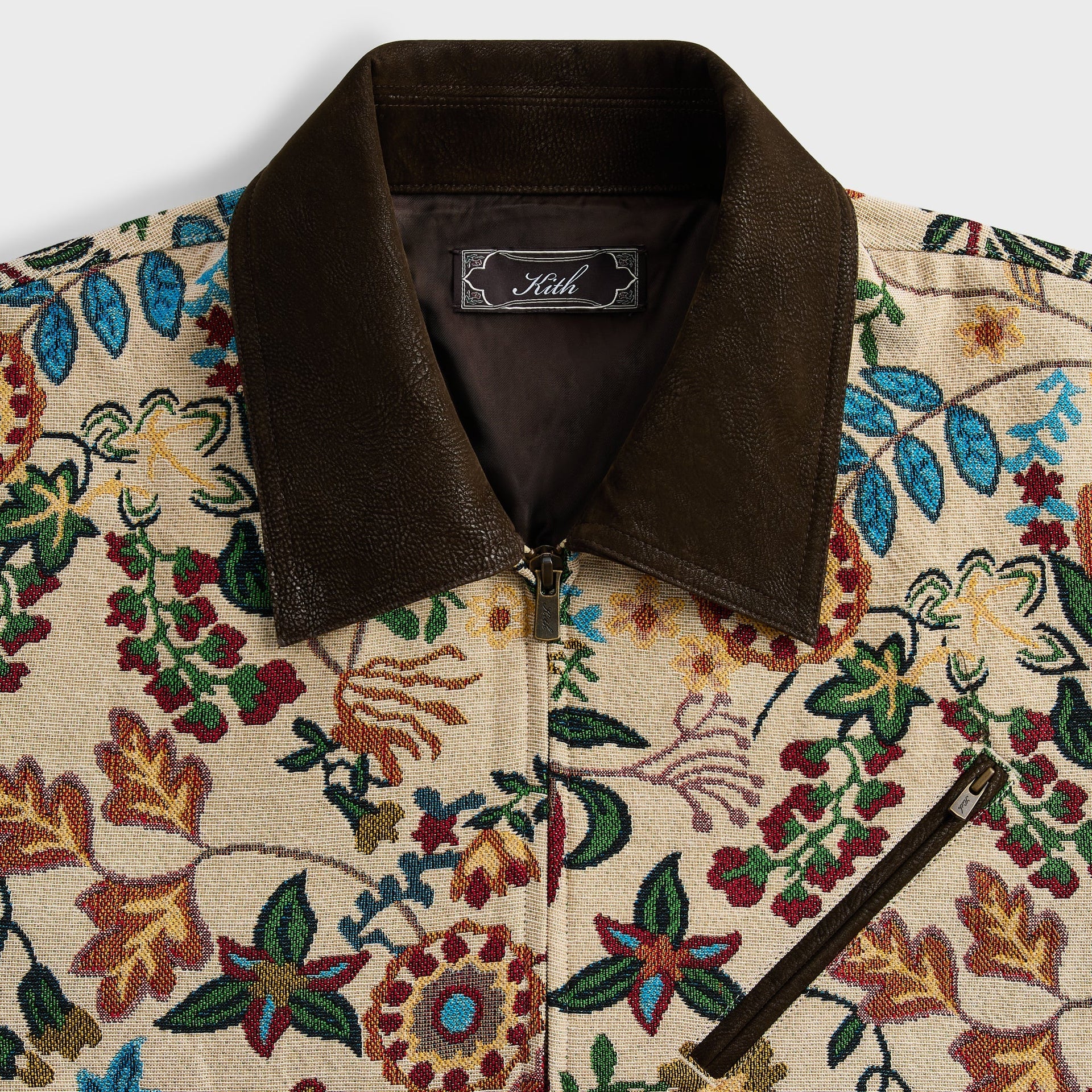 Kith Ornate Floral Tapestry Cassius Blouson Jacket - Durum - PH
