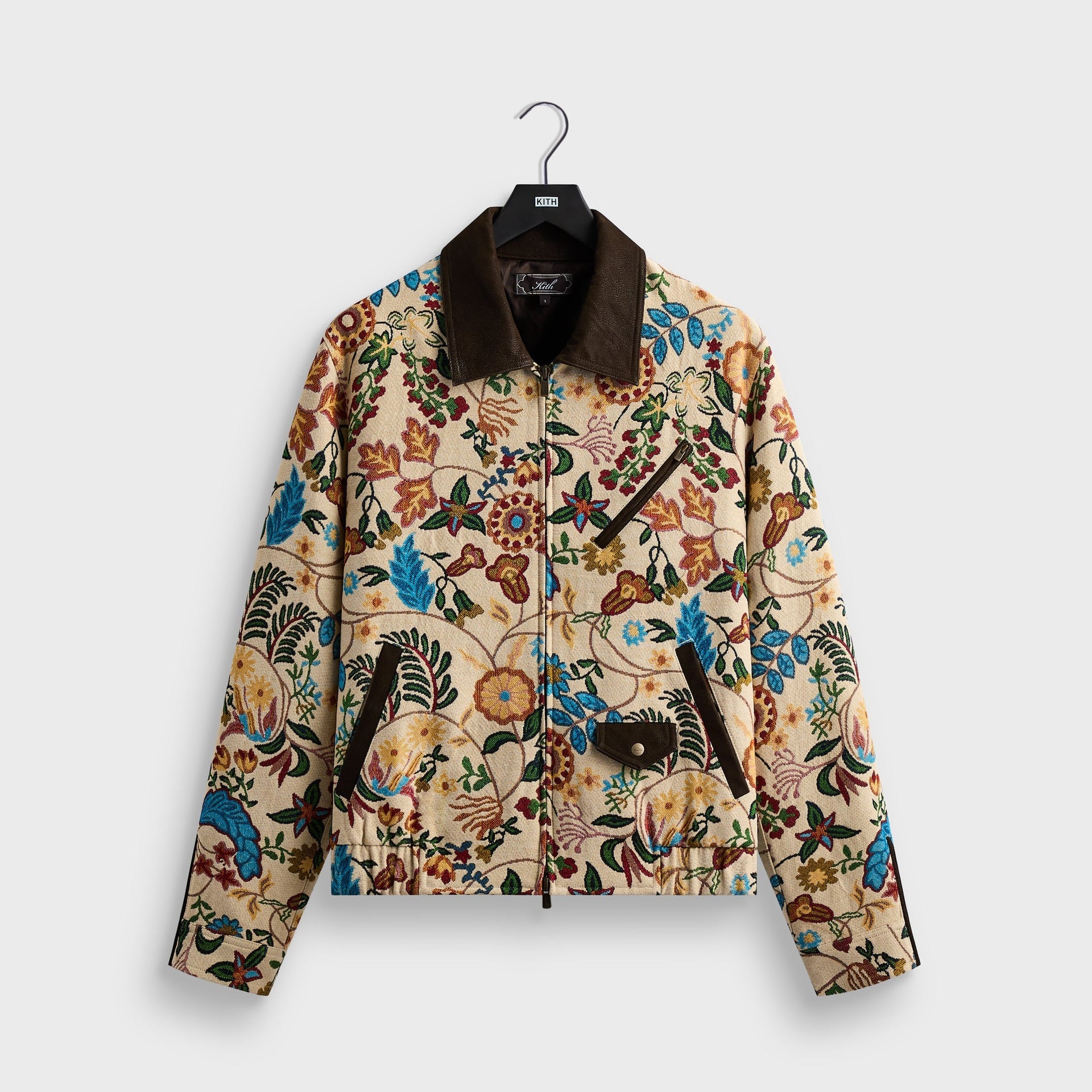 Kith Ornate Floral Tapestry Cassius Blouson Jacket - Durum - PH