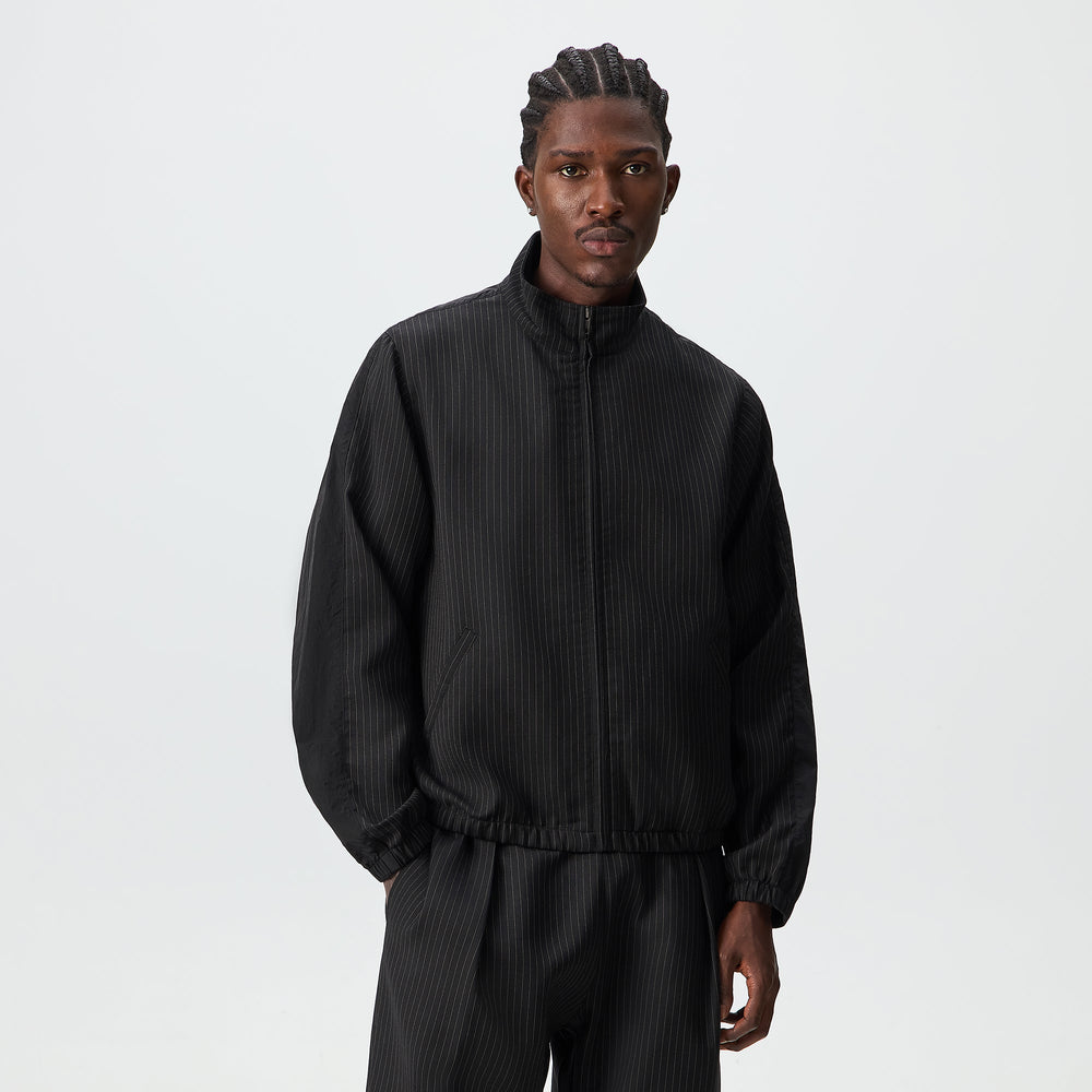 Kith Pinstripe Rui Track Jacket - Black, image 3 of 6