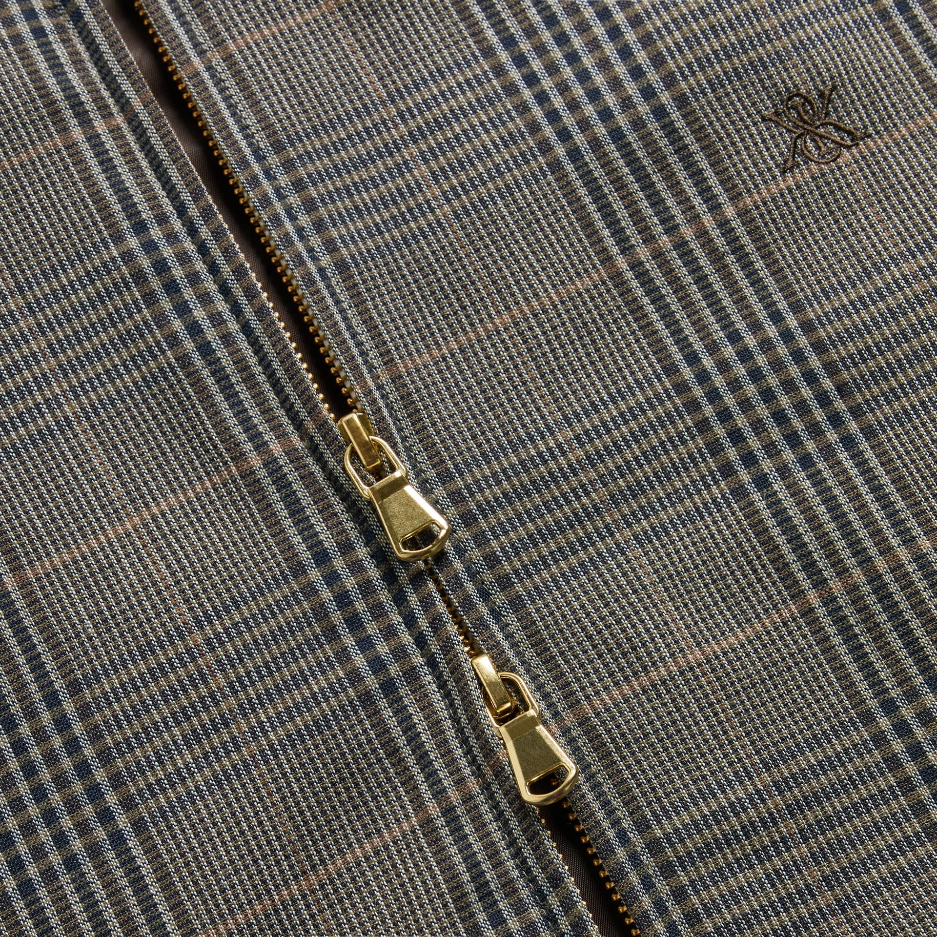 Kith Glen Plaid Rui Track Jacket - Ember - PH