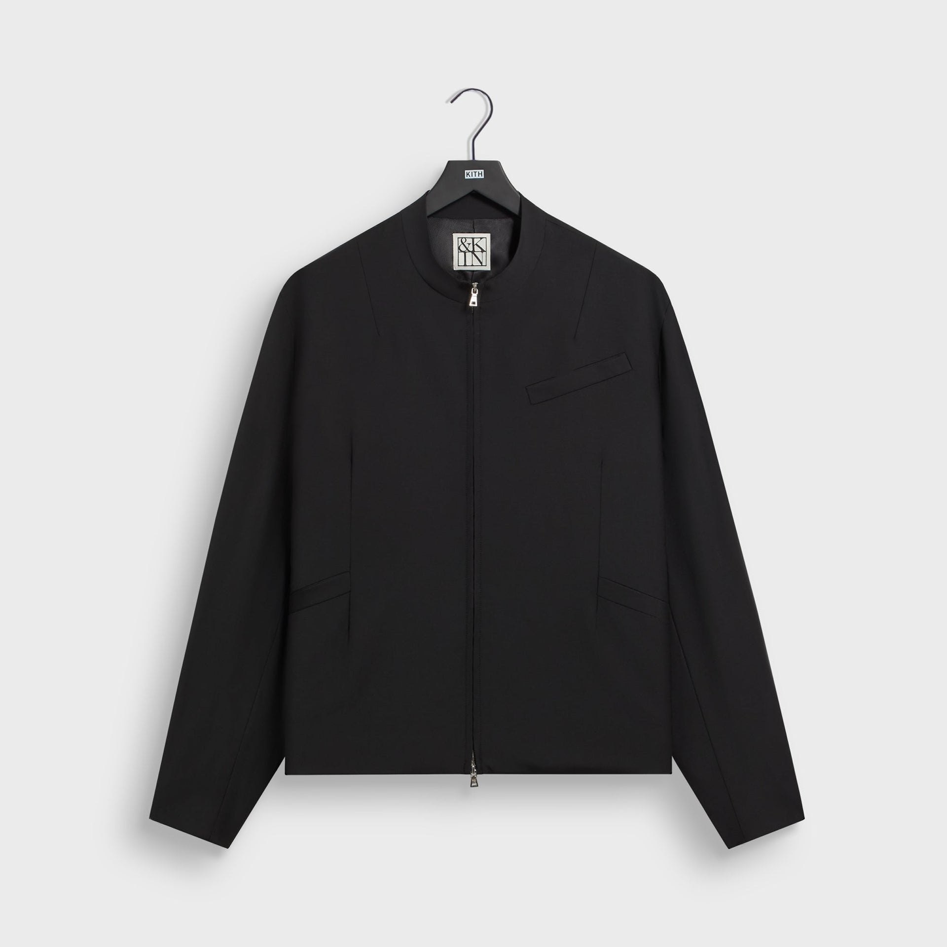 &Kin Tropical Wool Denez Jacket - Black - PH