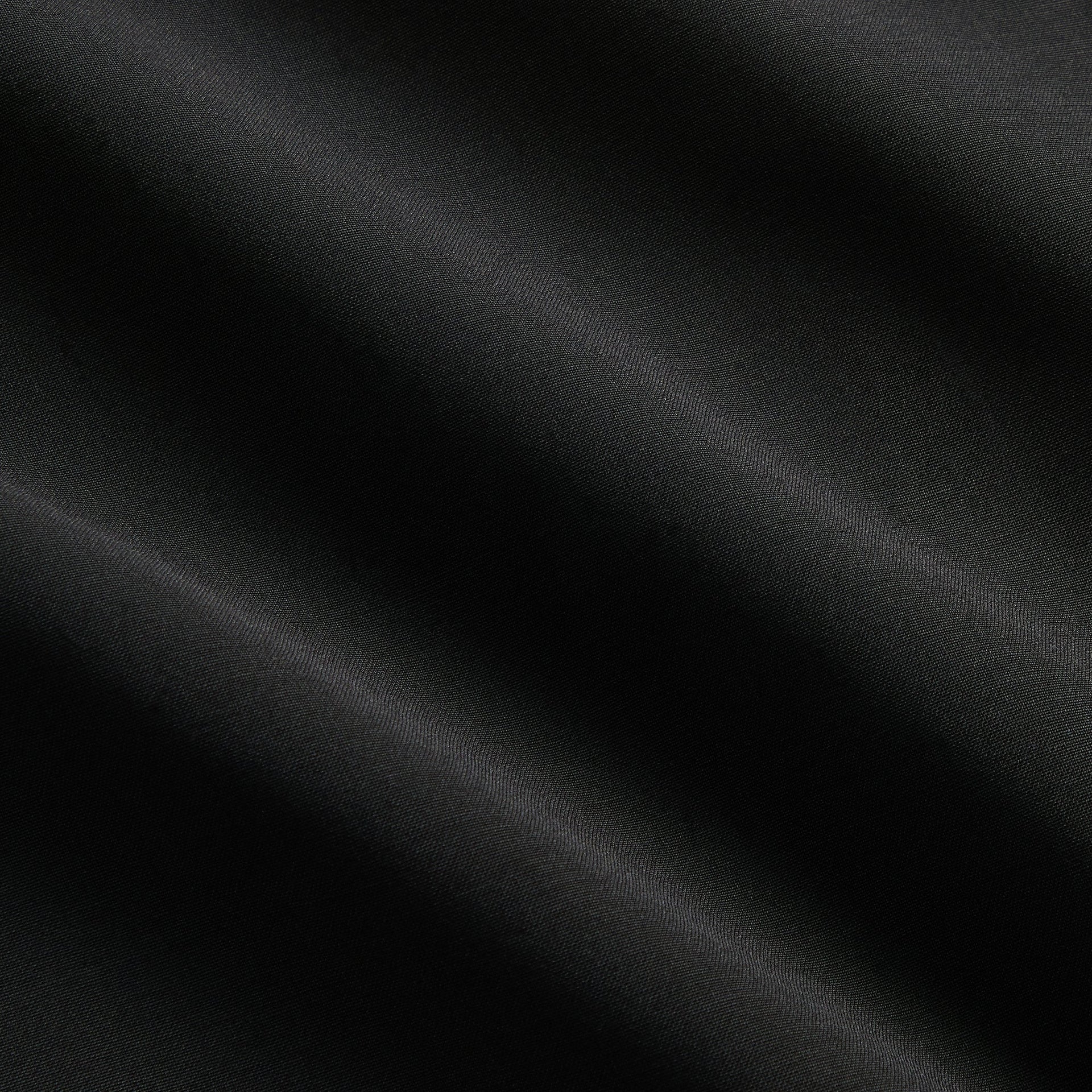 &Kin Denez Jacket close-up of the black tropical wool fabric