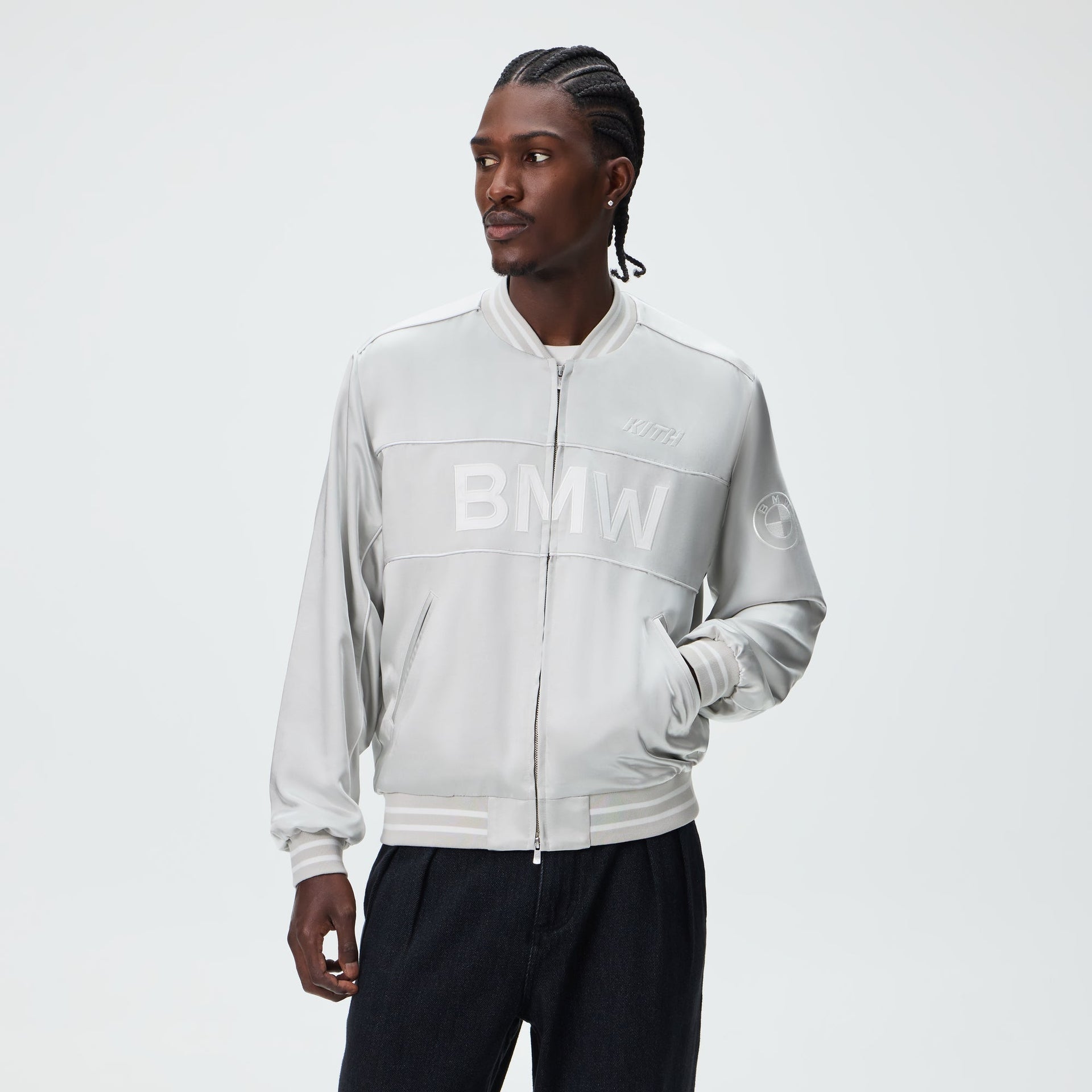 Kith for BMW Souvenir Moto Jacket - Concrete - PH