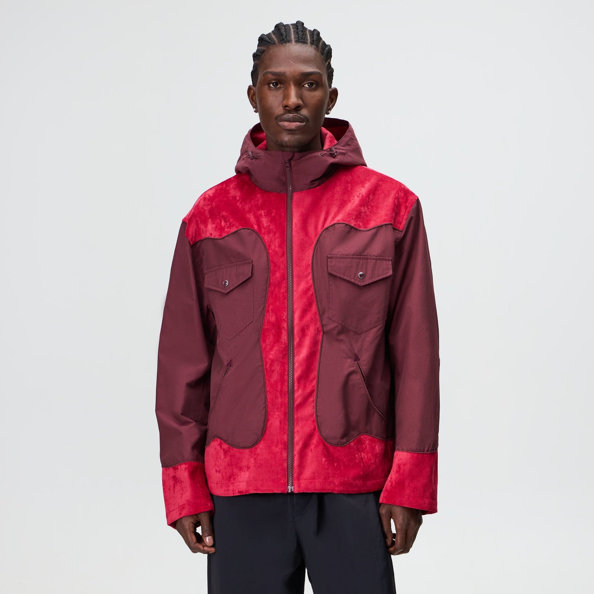 Kith Nylon Faille Austin Jacket - Magma - PH